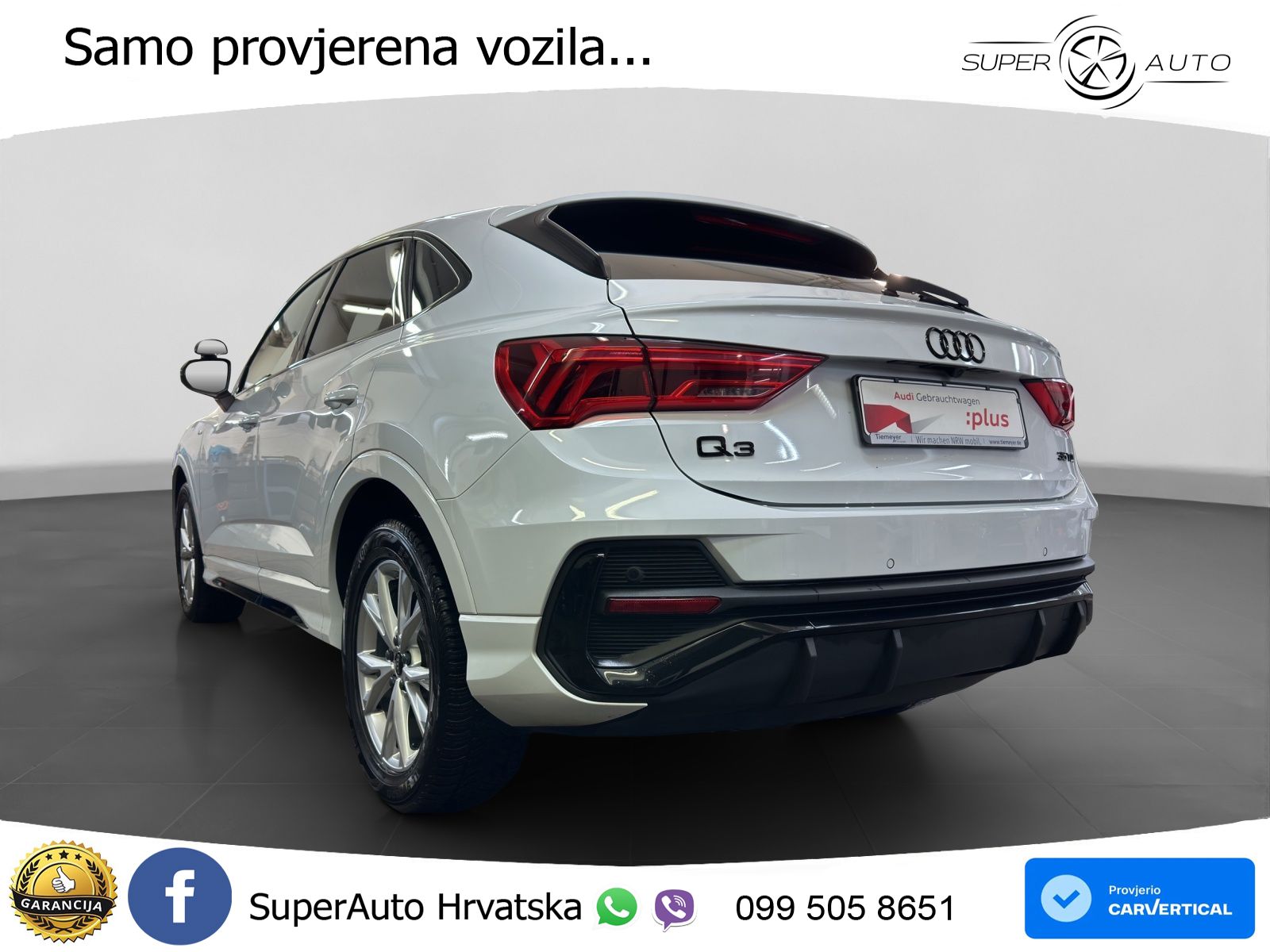 Audi Q3 Sportback 35 TDI (150 KS) S tronic S line