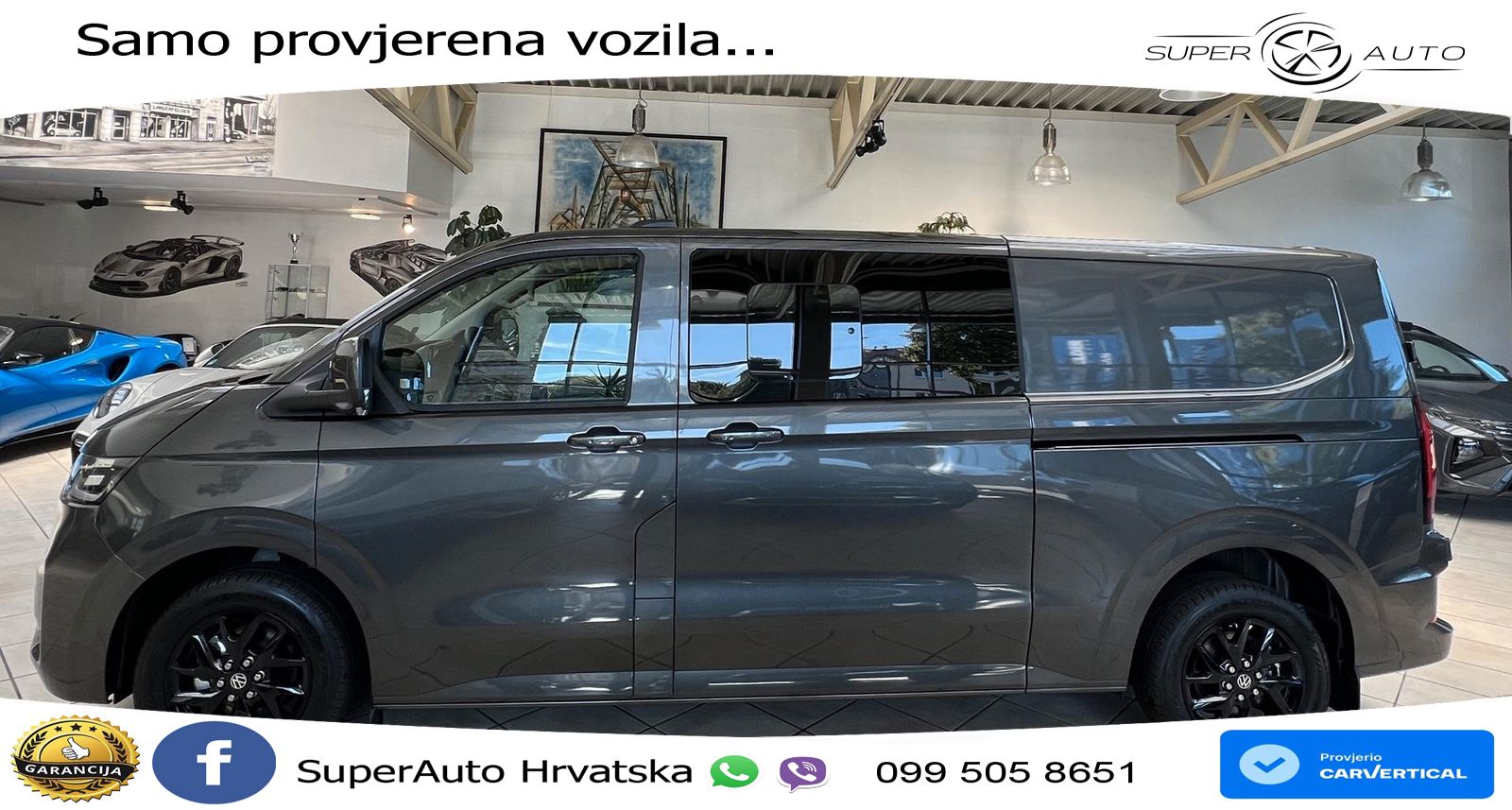 Volkswagen T7 Transporter Kastenwagen Plus 5 Sitze*ACC*IQ* 170 KS