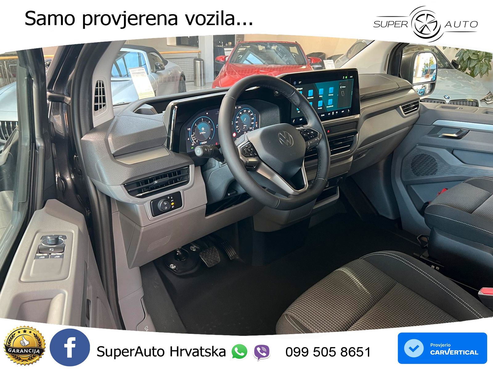 Volkswagen T7 Transporter Kastenwagen Plus 5 Sitze*ACC*IQ* 170 KS