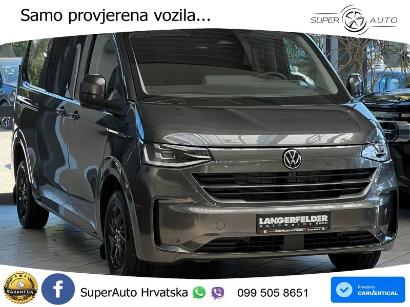 Volkswagen T7 Transporter Kastenwagen Plus 5 Sitze*ACC*IQ* 170 KS