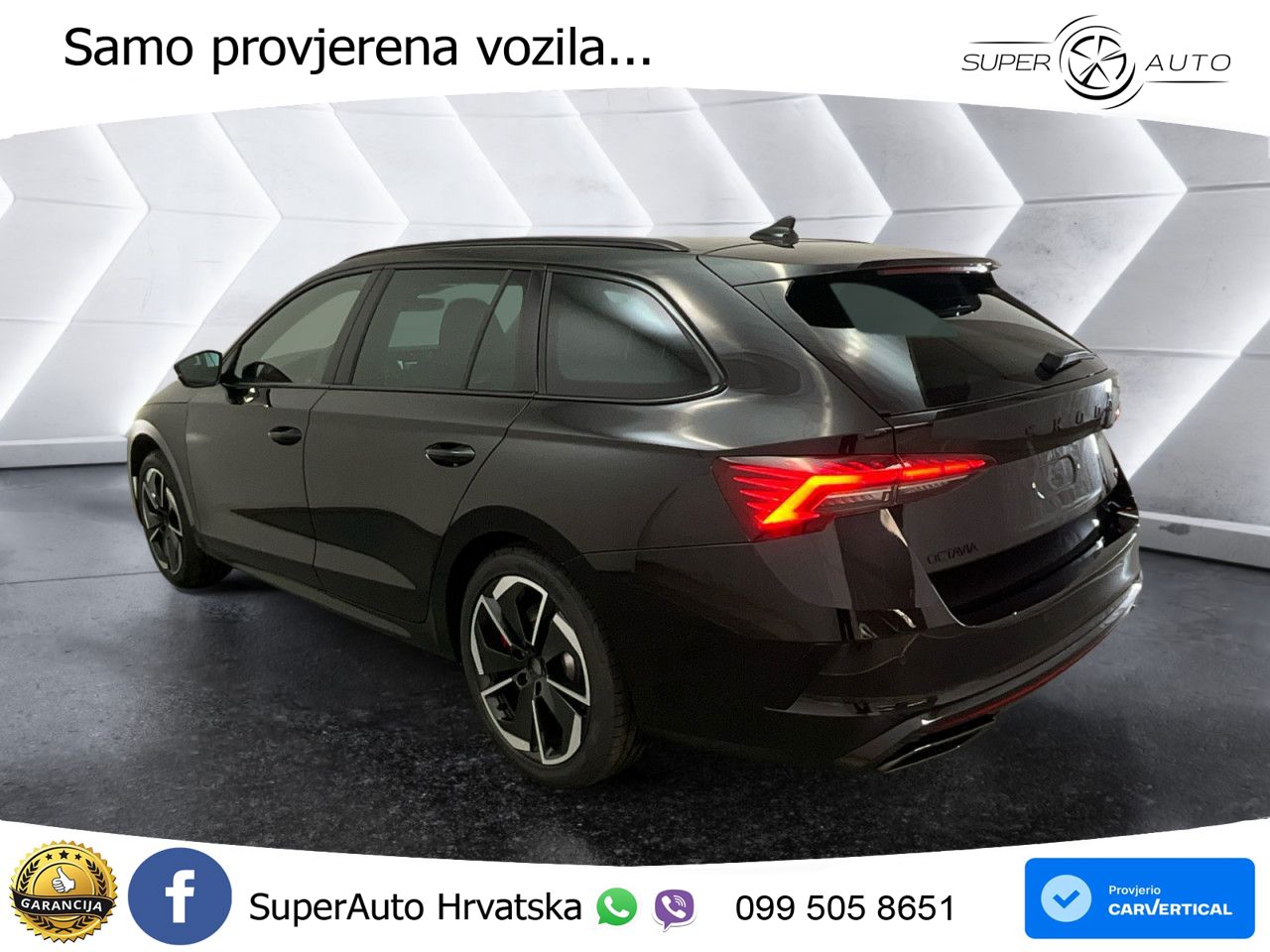 Škoda Octavia Combi RS 2.0 TSI (265 KS) DSG MATRIX+GR SJED+KAM