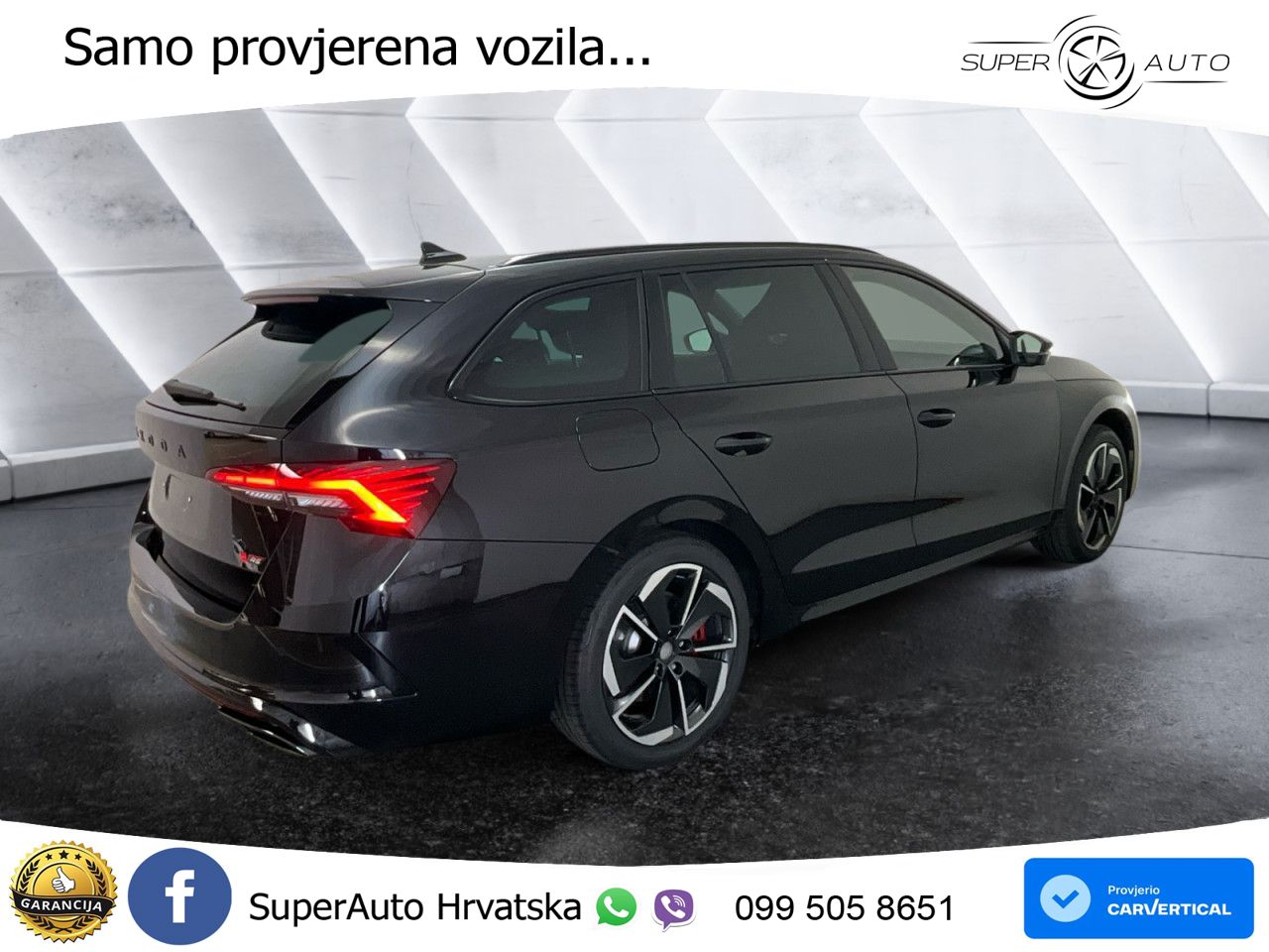 Škoda Octavia Combi RS 2.0 TSI (265 KS) DSG MATRIX+GR SJED+KAM