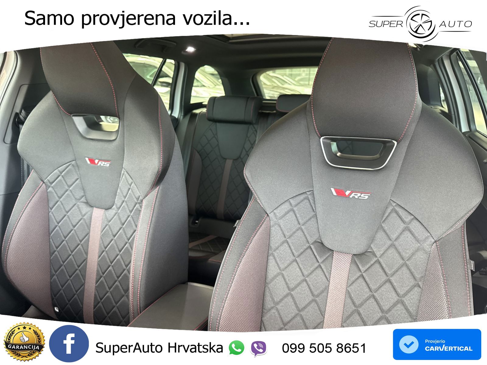 Škoda Octavia Combi RS 2.0 TSI (265 KS) DSG LED+GR SJED+ACC