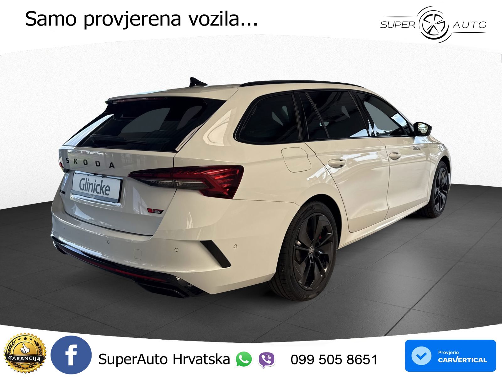 Škoda Octavia Combi RS 2.0 TSI (265 KS) DSG LED+GR SJED+ACC