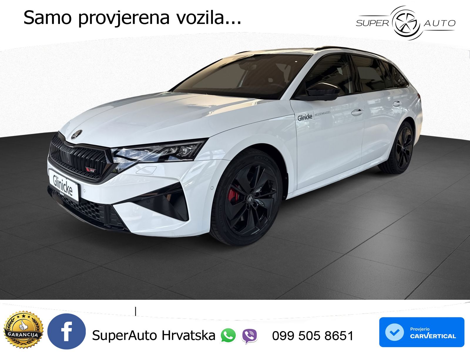 Škoda Octavia Combi RS 2.0 TSI (265 KS) DSG LED+GR SJED+ACC