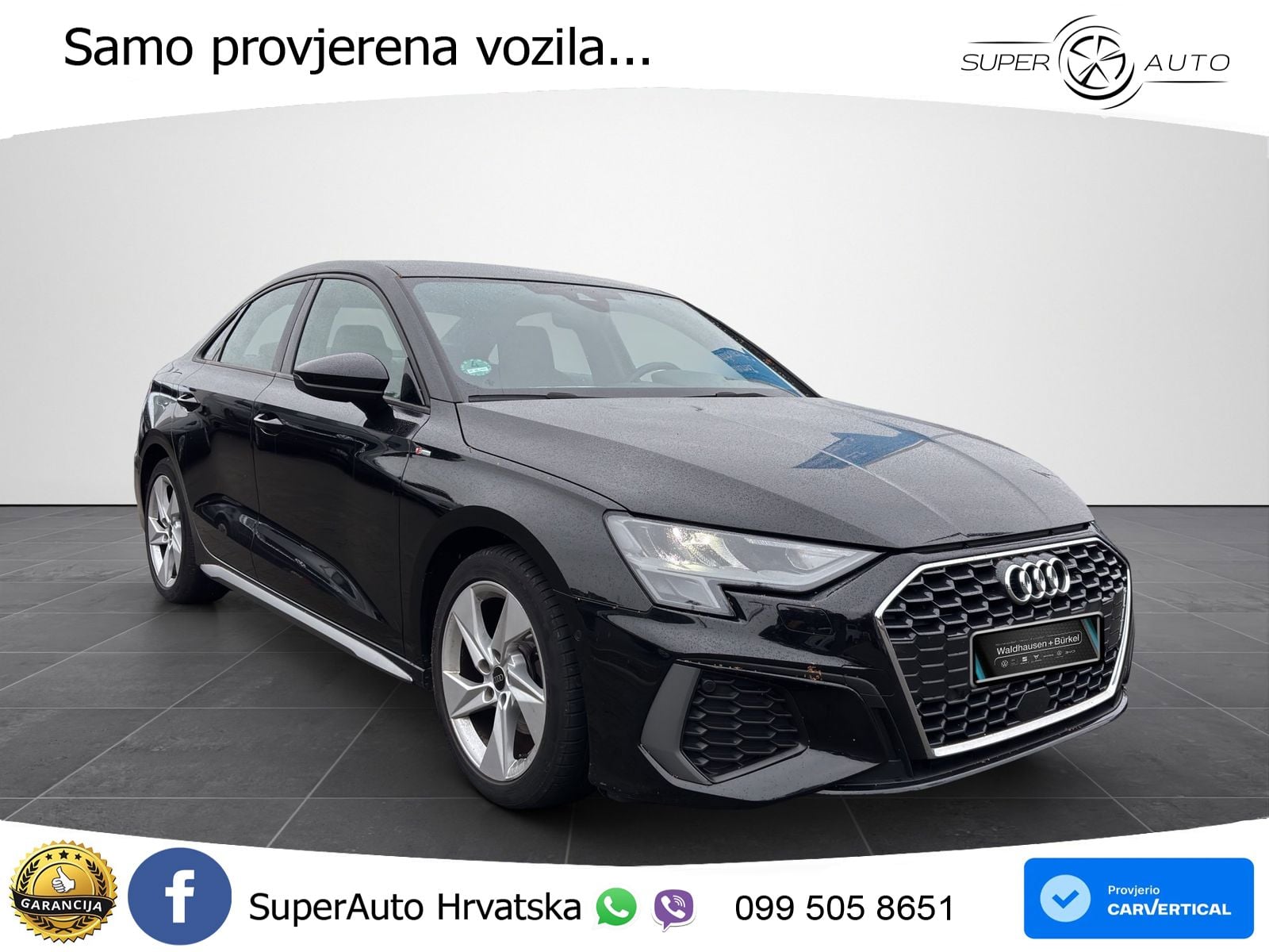 Audi A3 Limuzina 35 TFSI (150 KS) S tronic S line LED+GR SJED+ACC