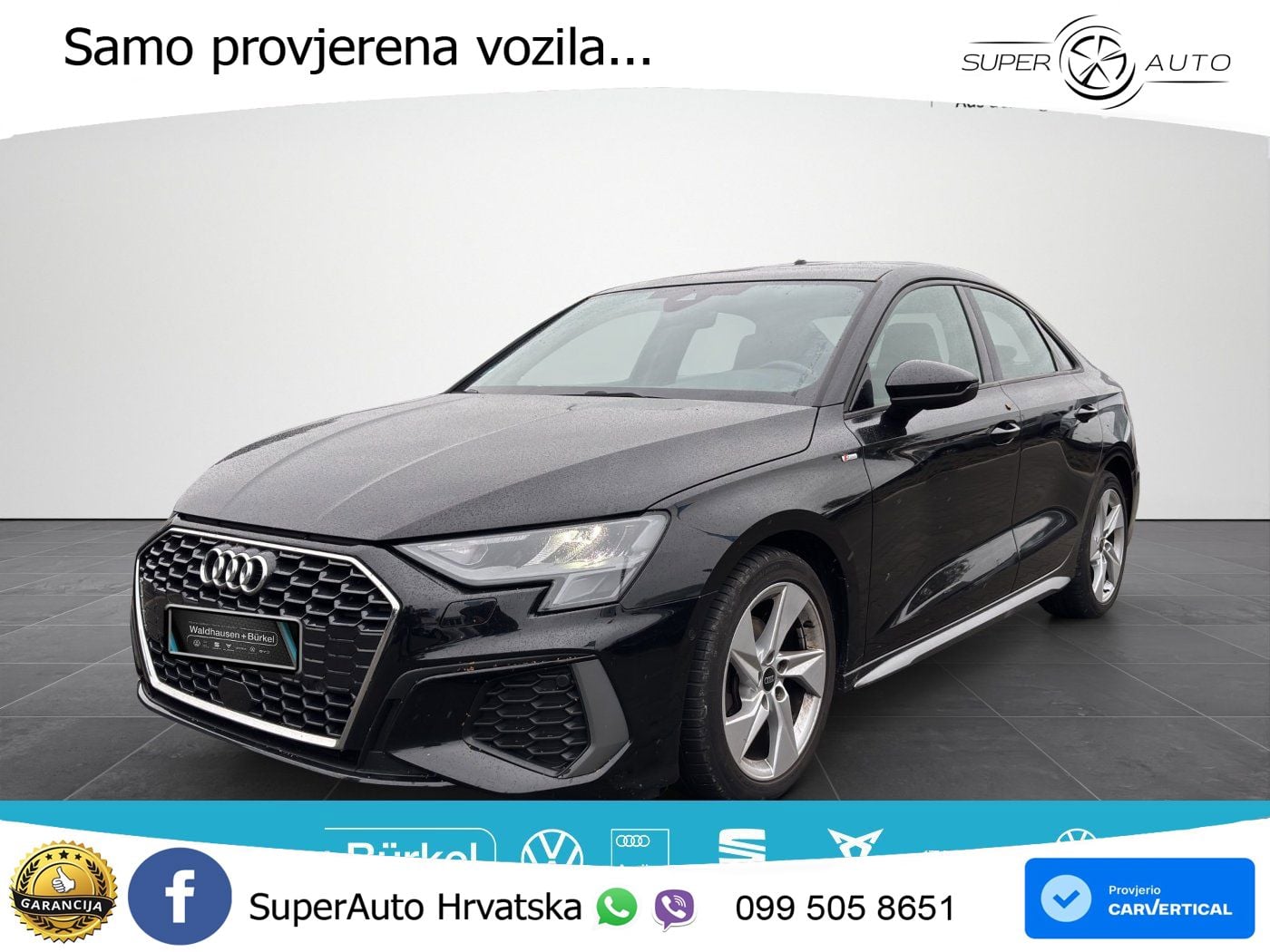 Audi A3 Limuzina 35 TFSI (150 KS) S tronic S line LED+GR SJED+ACC
