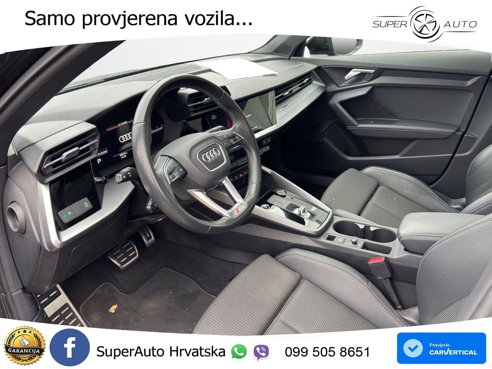 Audi A3 Limuzina 35 TFSI (150 KS) S tronic S line LED+GR SJED+ACC