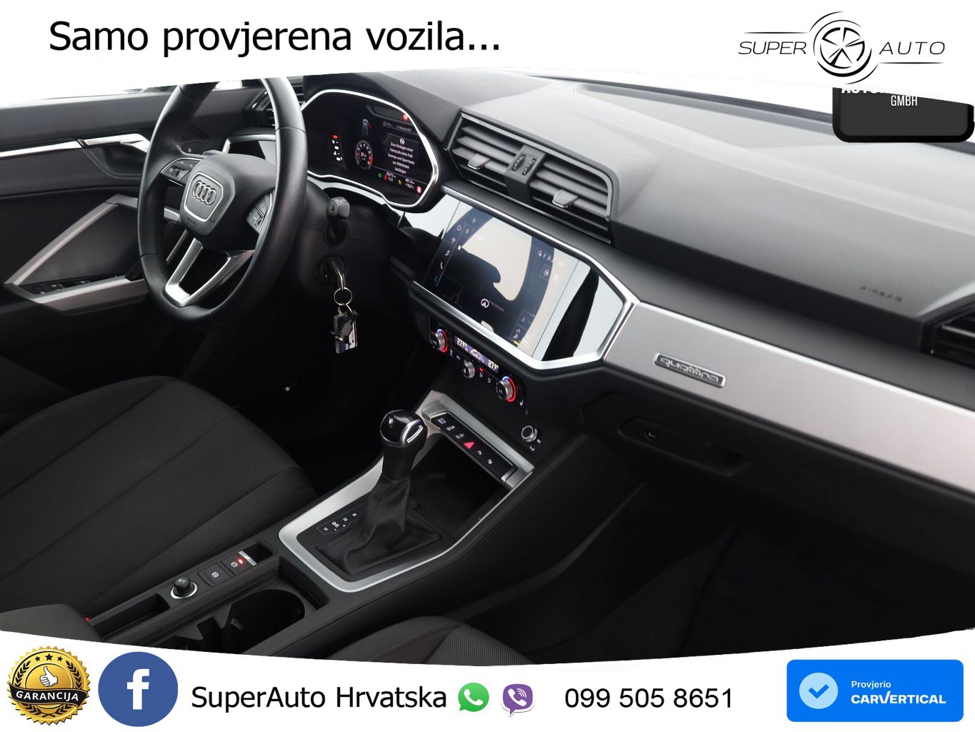 Audi Q3 Sportback 45 TFSI (245 KS) quattro S tronic S line LED+GR SJED+ACC