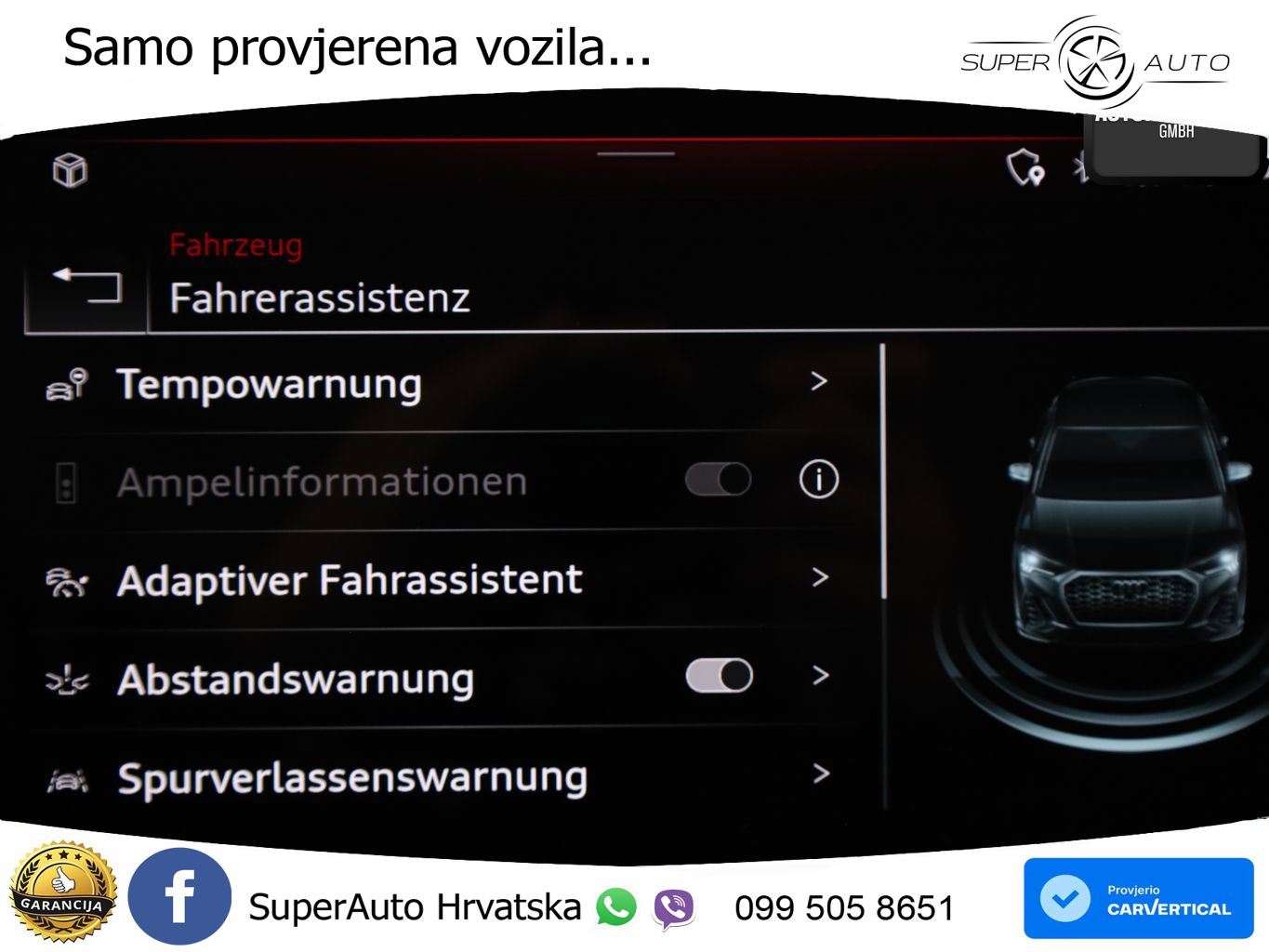 Audi Q3 Sportback 45 TFSI (245 KS) quattro S tronic S line LED+GR SJED+ACC
