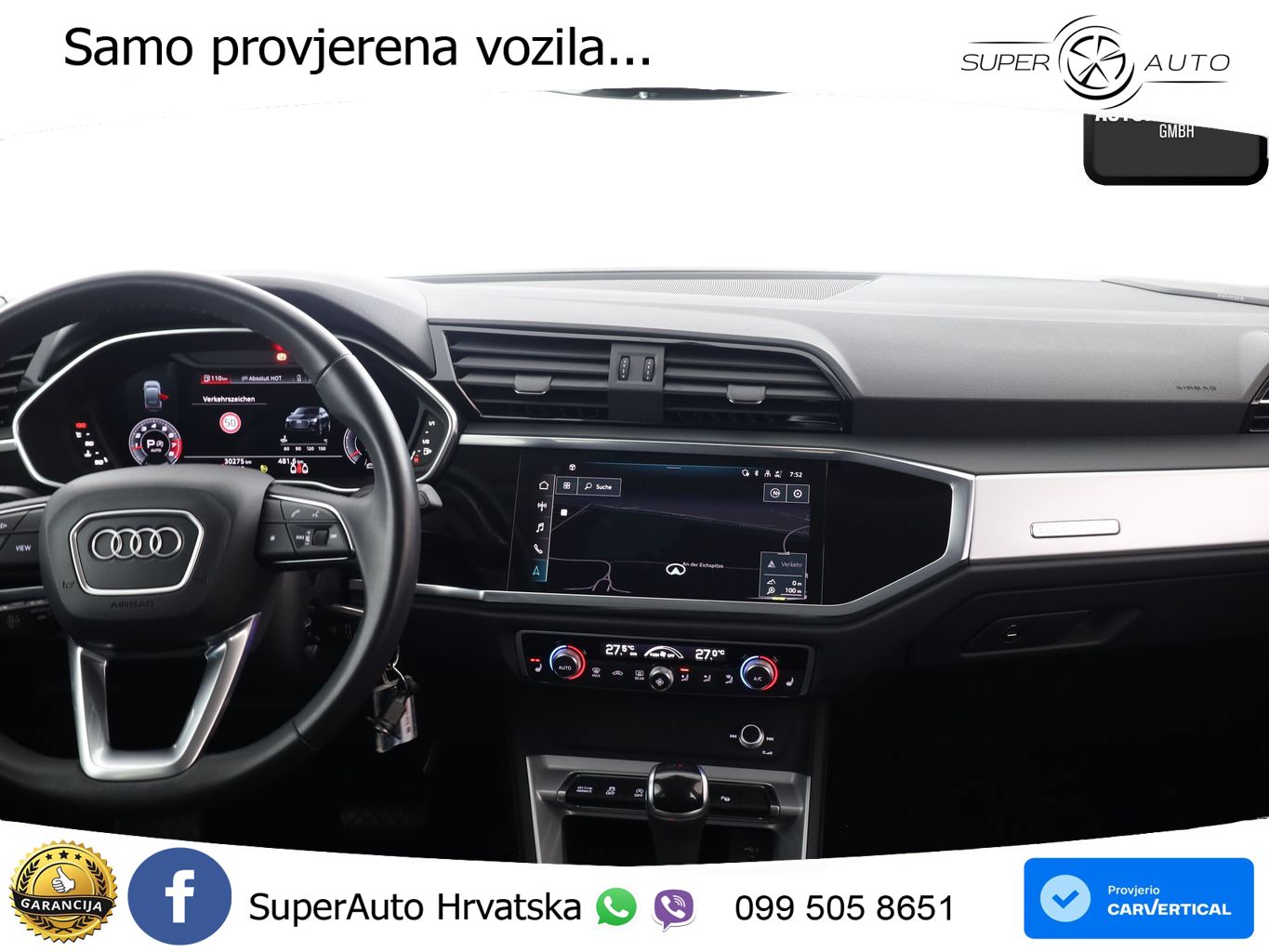 Audi Q3 Sportback 45 TFSI (245 KS) quattro S tronic S line LED+GR SJED+ACC