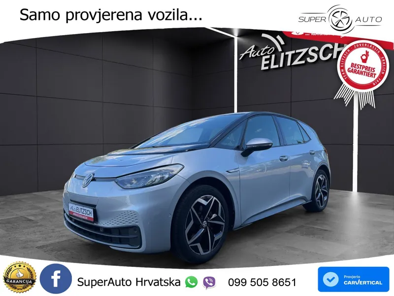 Volkswagen ID.3 Pro 62 kWh (204 KS) LED+GR SJED+ACC