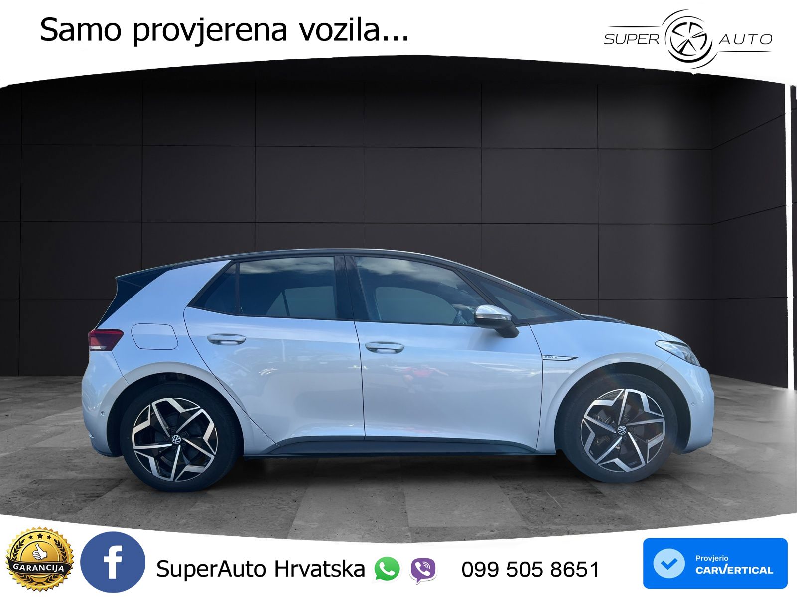 Volkswagen ID.3 Pro 62 kWh (204 KS) LED+GR SJED+ACC