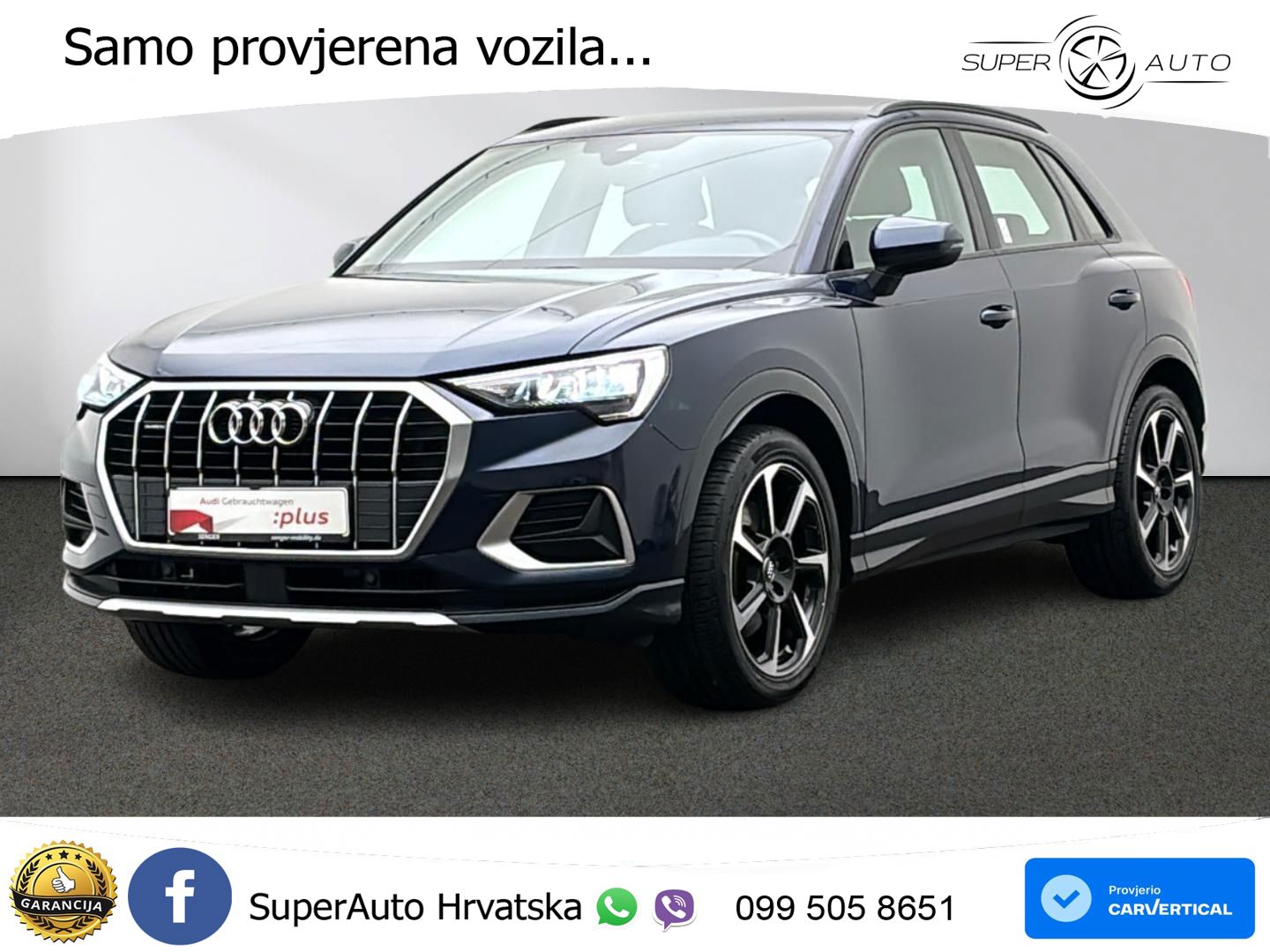 Audi Q3 45 TFSI (230 KS) quattro S tronic advanced LED+GR SJED+ACC