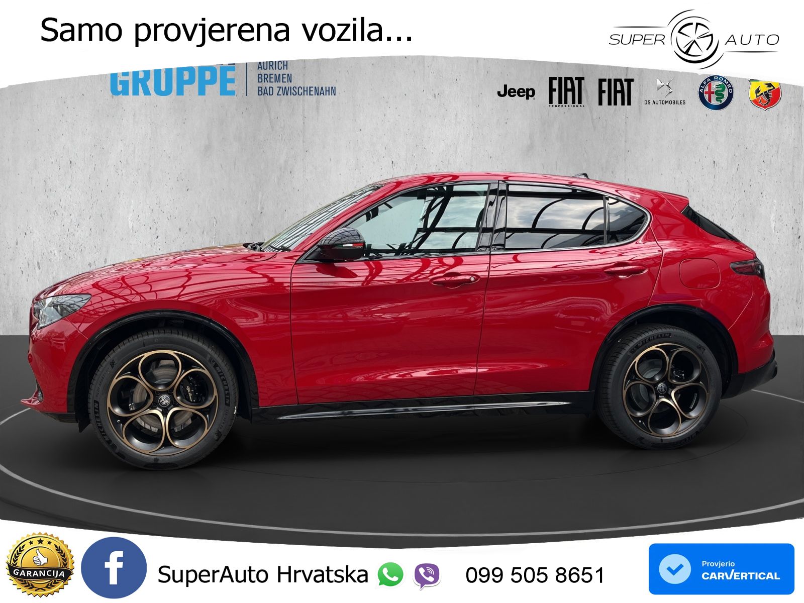 Alfa Romeo Stelvio 2.0 Turbo (280 KS) Q4 Automatic LED+GR SJED+ACC