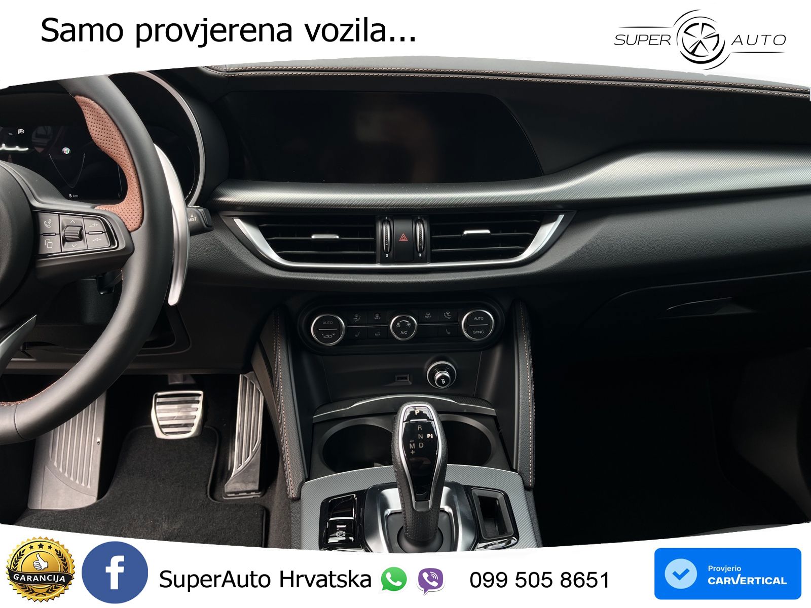 Alfa Romeo Stelvio 2.0 Turbo (280 KS) Q4 Automatic LED+GR SJED+ACC