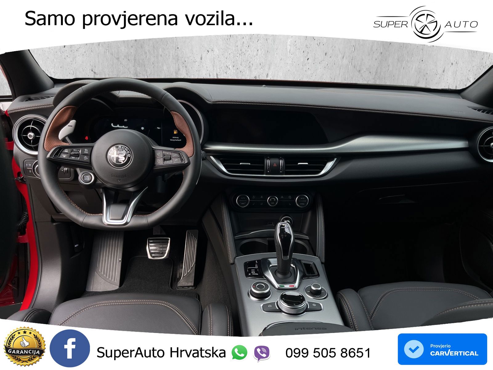 Alfa Romeo Stelvio 2.0 Turbo (280 KS) Q4 Automatic LED+GR SJED+ACC