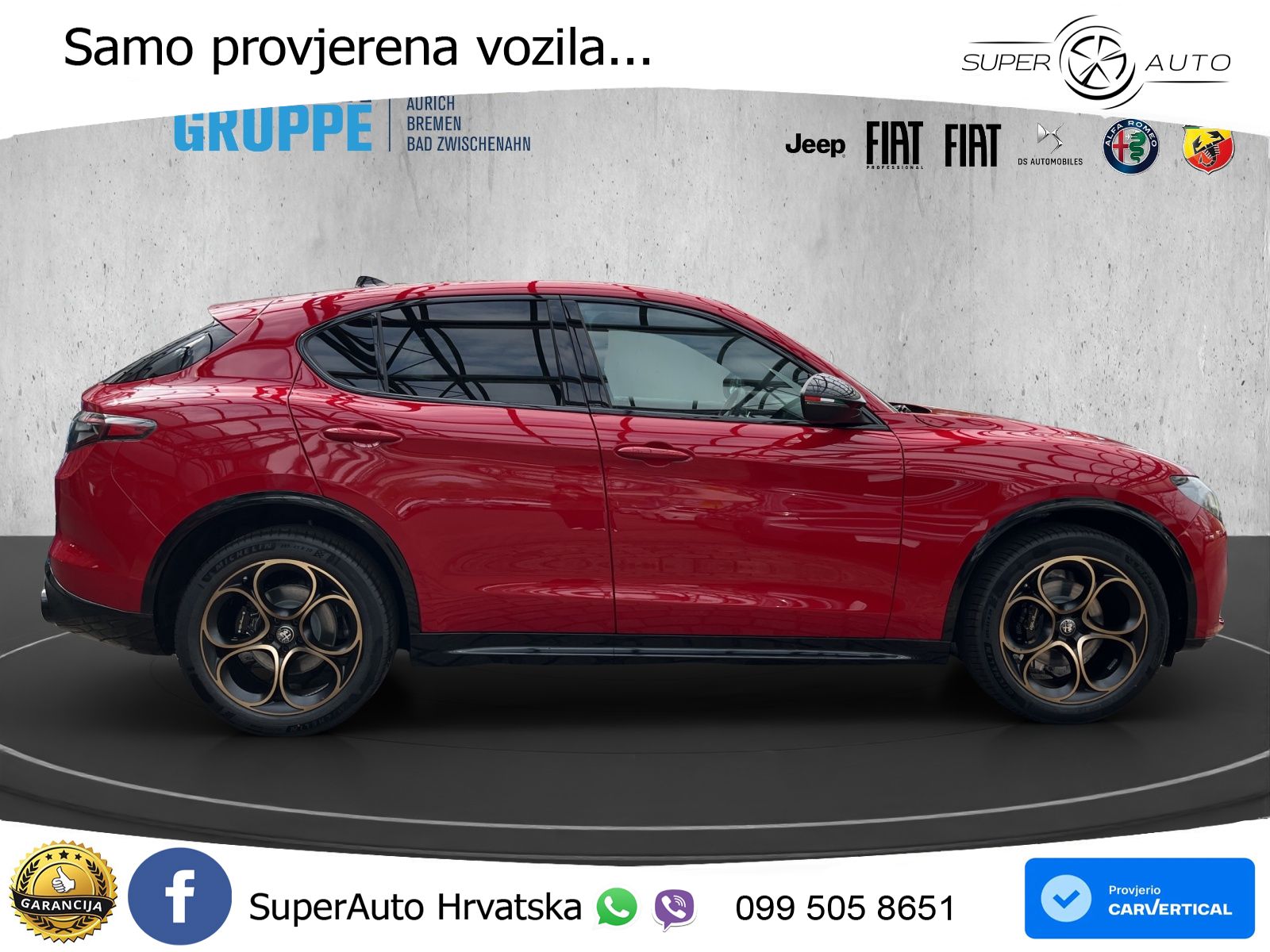 Alfa Romeo Stelvio 2.0 Turbo (280 KS) Q4 Automatic LED+GR SJED+ACC