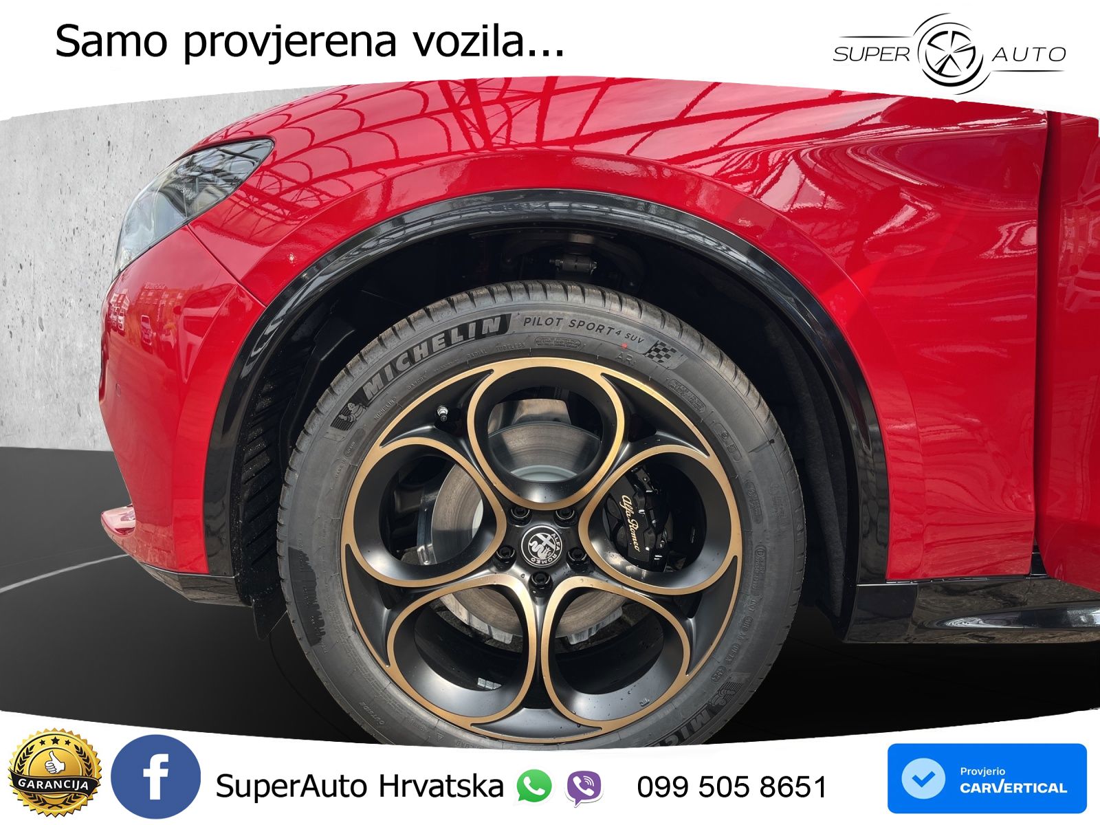 Alfa Romeo Stelvio 2.0 Turbo (280 KS) Q4 Automatic LED+GR SJED+ACC