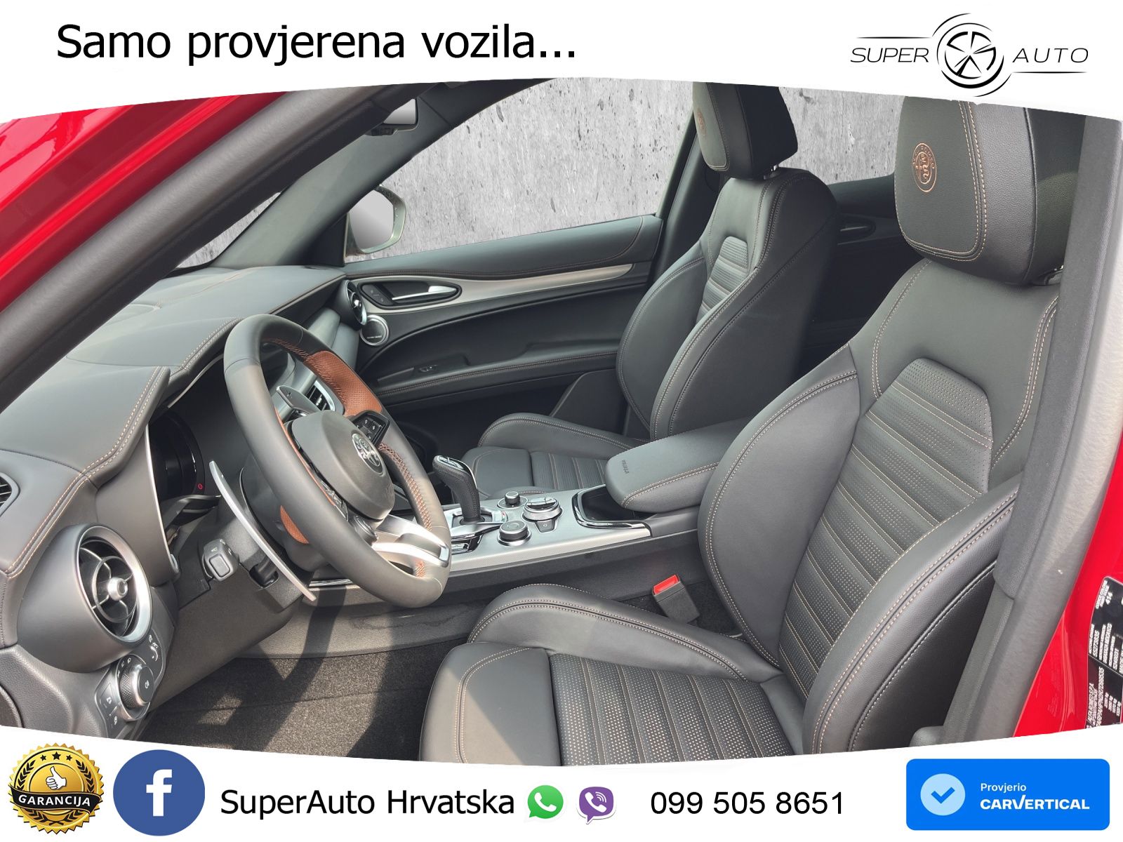 Alfa Romeo Stelvio 2.0 Turbo (280 KS) Q4 Automatic LED+GR SJED+ACC
