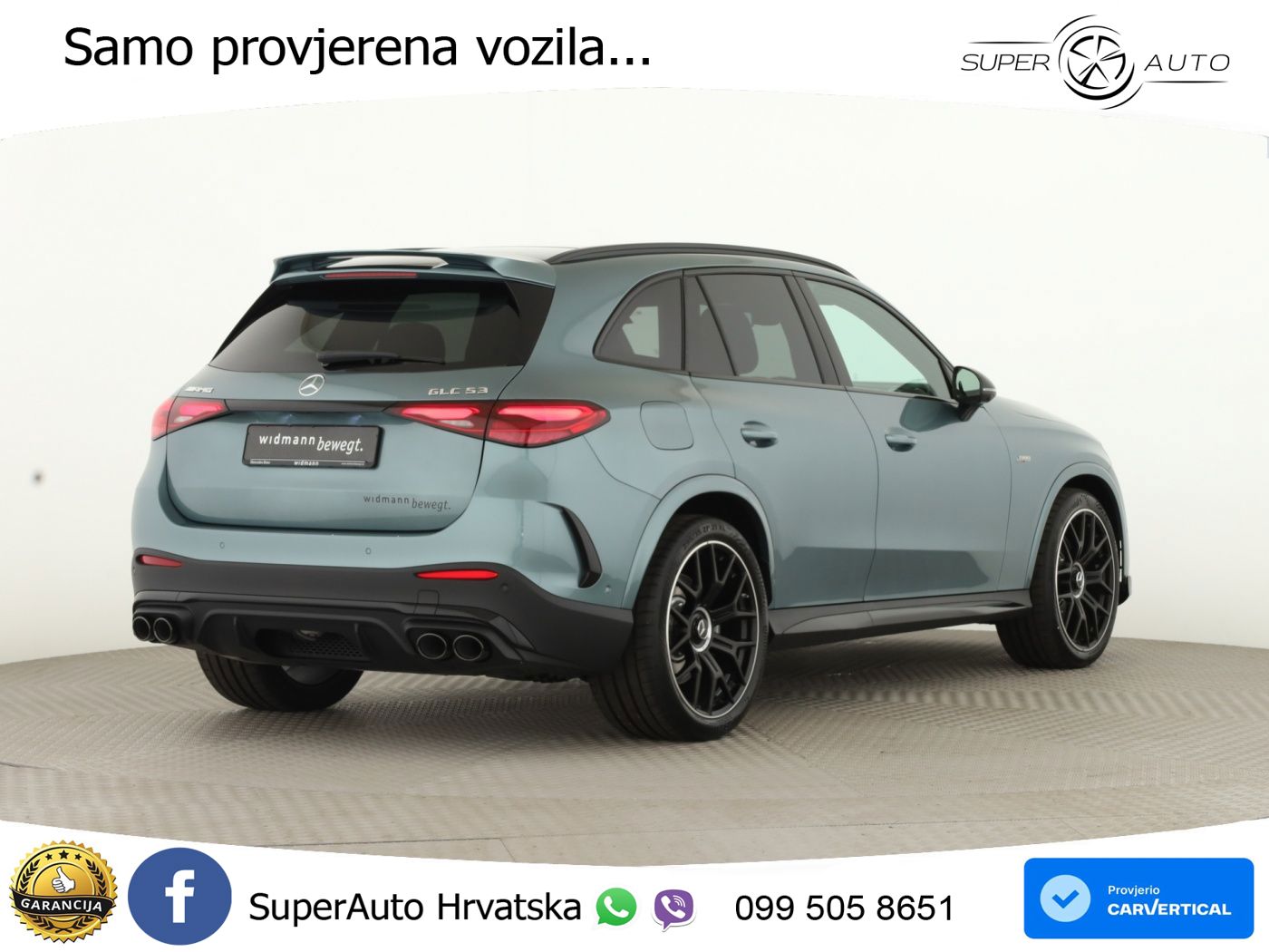 Mercedes AMG GLC 53 (449 KS) 4MATIC+ AMG SPEEDSHIFT TCT 9G ACC+HEAD+GR SJED+360+PANO