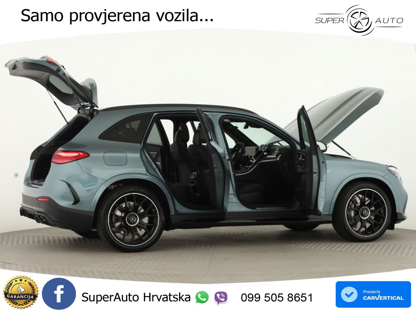 Mercedes AMG GLC 53 (449 KS) 4MATIC+ AMG SPEEDSHIFT TCT 9G ACC+HEAD+GR SJED+360+PANO