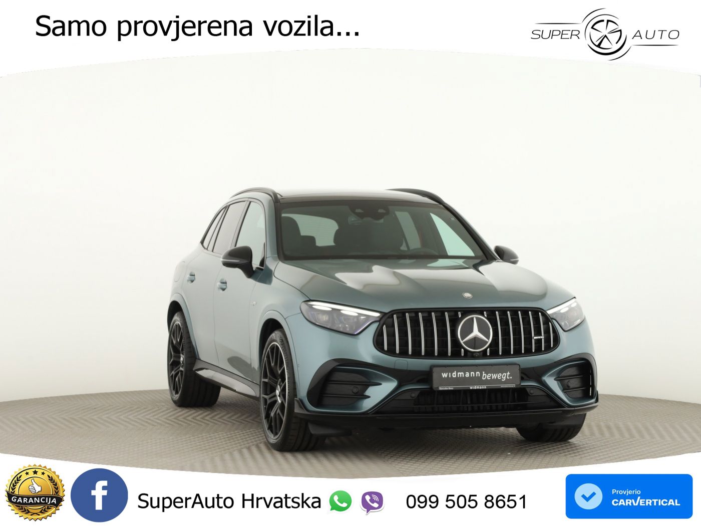 Mercedes AMG GLC 53 (449 KS) 4MATIC+ AMG SPEEDSHIFT TCT 9G ACC+HEAD+GR SJED+360+PANO