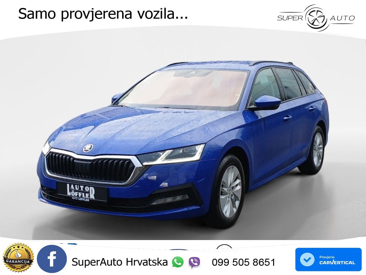 Škoda Octavia Combi 2.0 TDI (150 KS) DSG LED+GR SJED+ACC