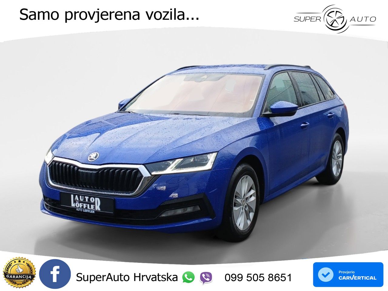 Škoda Octavia Combi 2.0 TDI (150 KS) DSG LED+GR SJED+ACC