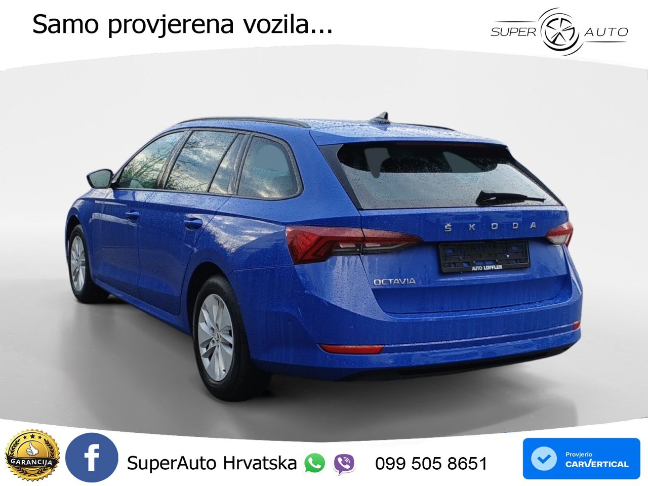 Škoda Octavia Combi 2.0 TDI (150 KS) DSG LED+GR SJED+ACC