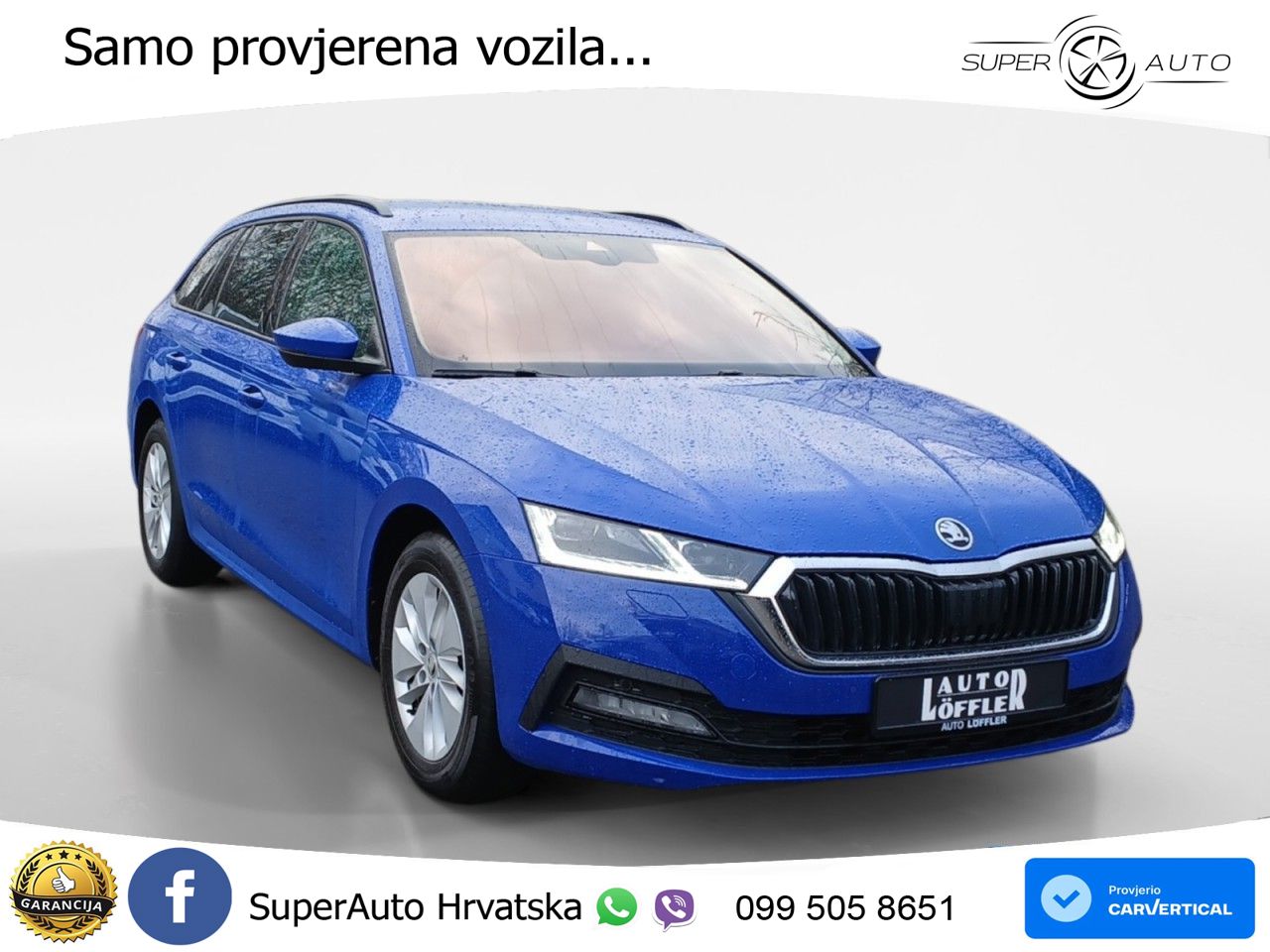 Škoda Octavia Combi 2.0 TDI (150 KS) DSG LED+GR SJED+ACC