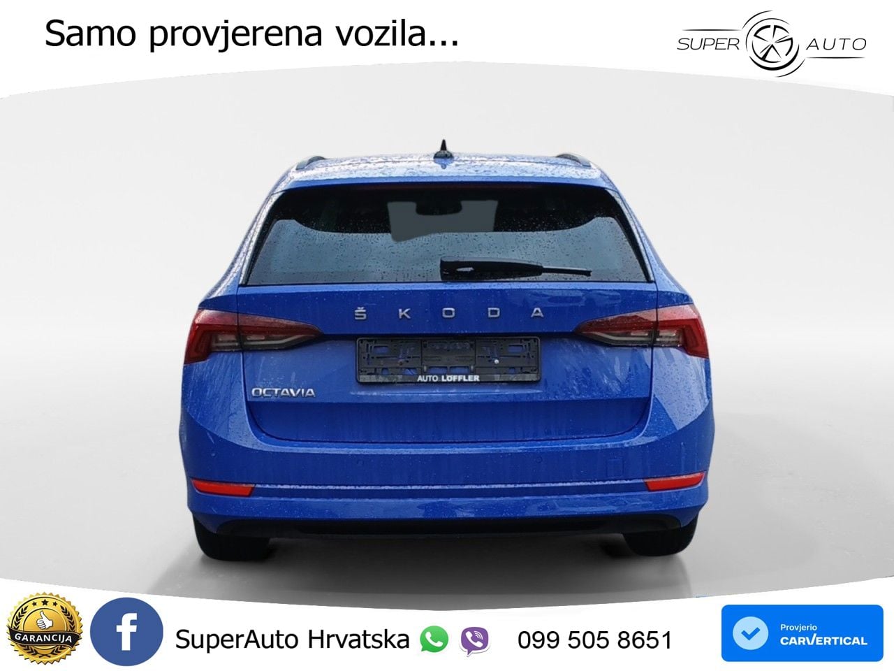Škoda Octavia Combi 2.0 TDI (150 KS) DSG LED+GR SJED+ACC