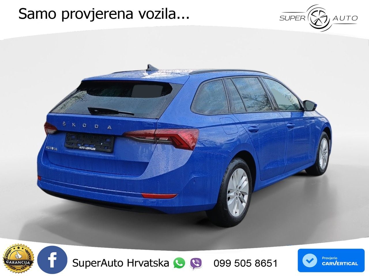 Škoda Octavia Combi 2.0 TDI (150 KS) DSG LED+GR SJED+ACC