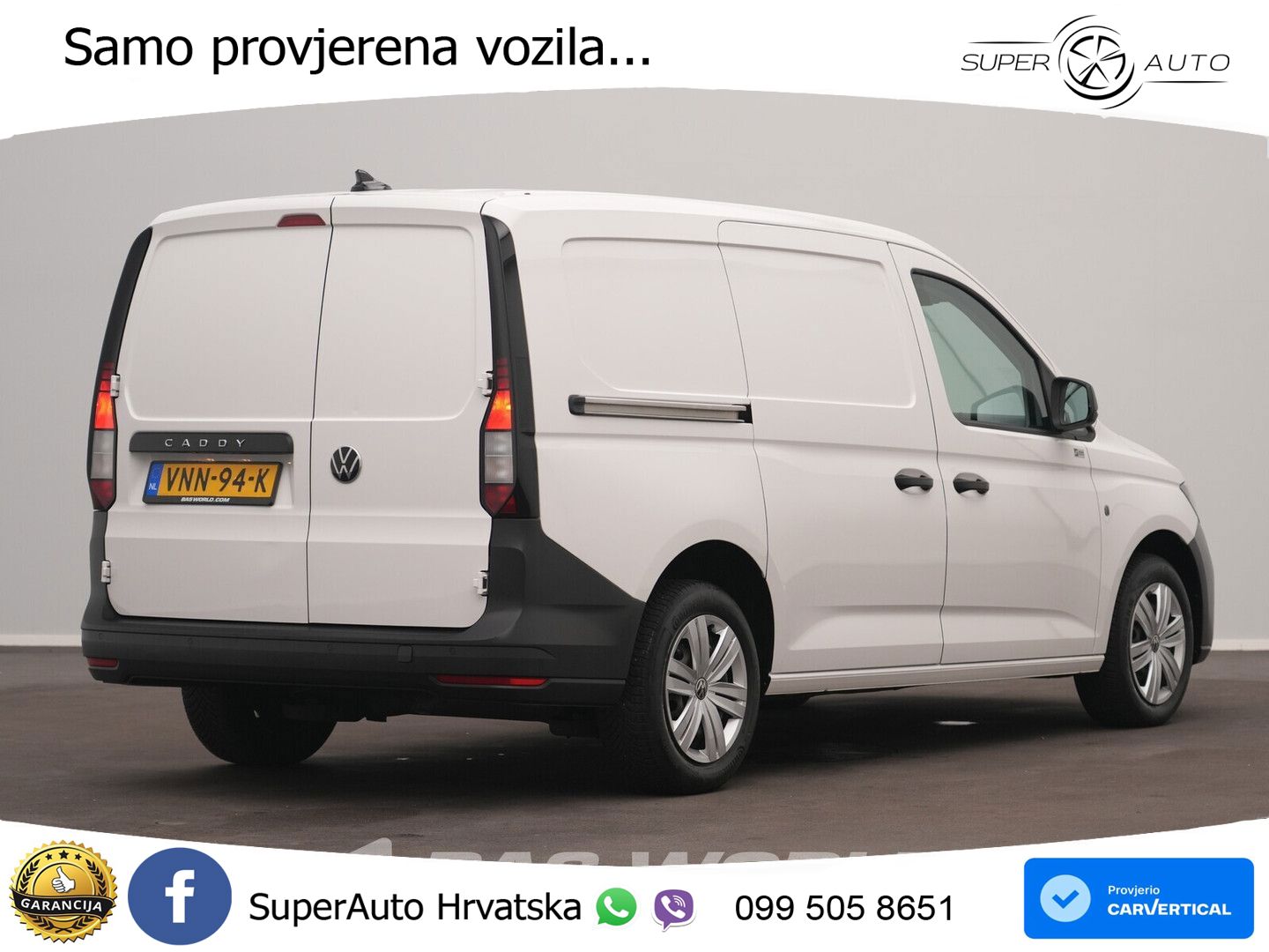 Volkswagen Caddy 102PK Maxi L2 Airco Carplay Cruise Parkeer 102 KS