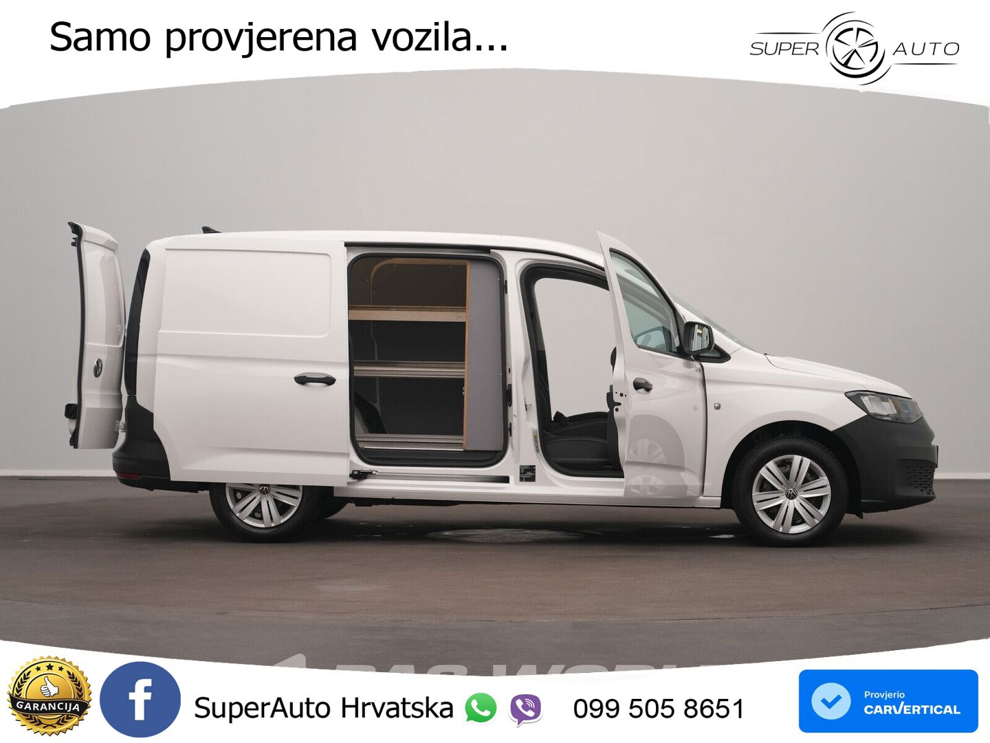 Volkswagen Caddy 102PK Maxi L2 Airco Carplay Cruise Parkeer 102 KS