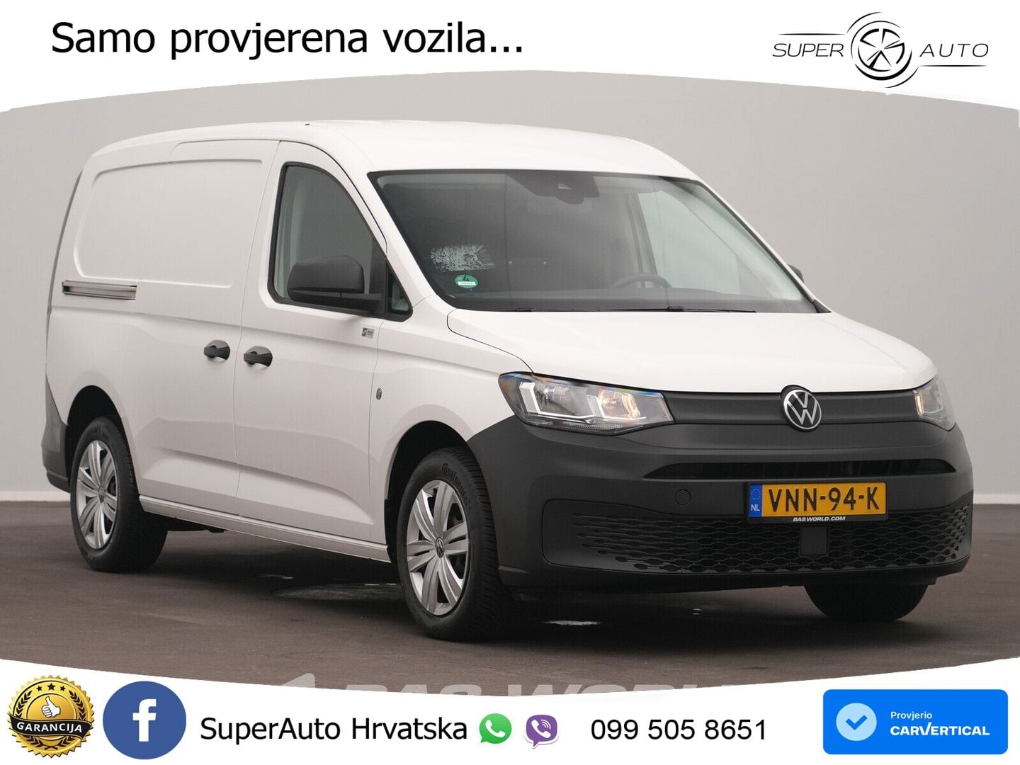 Volkswagen Caddy 102PK Maxi L2 Airco Carplay Cruise Parkeer 102 KS