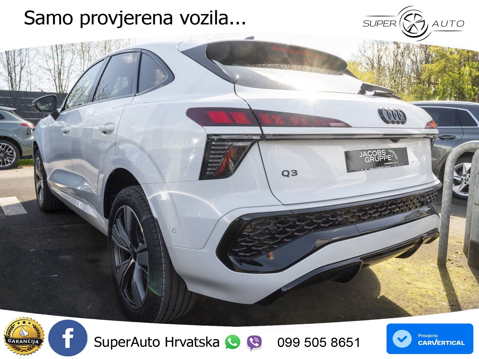 Audi Q3 III Sportback 1.5 TFSI (150 KS) S tronic S line LED+GR SJED+ACC
