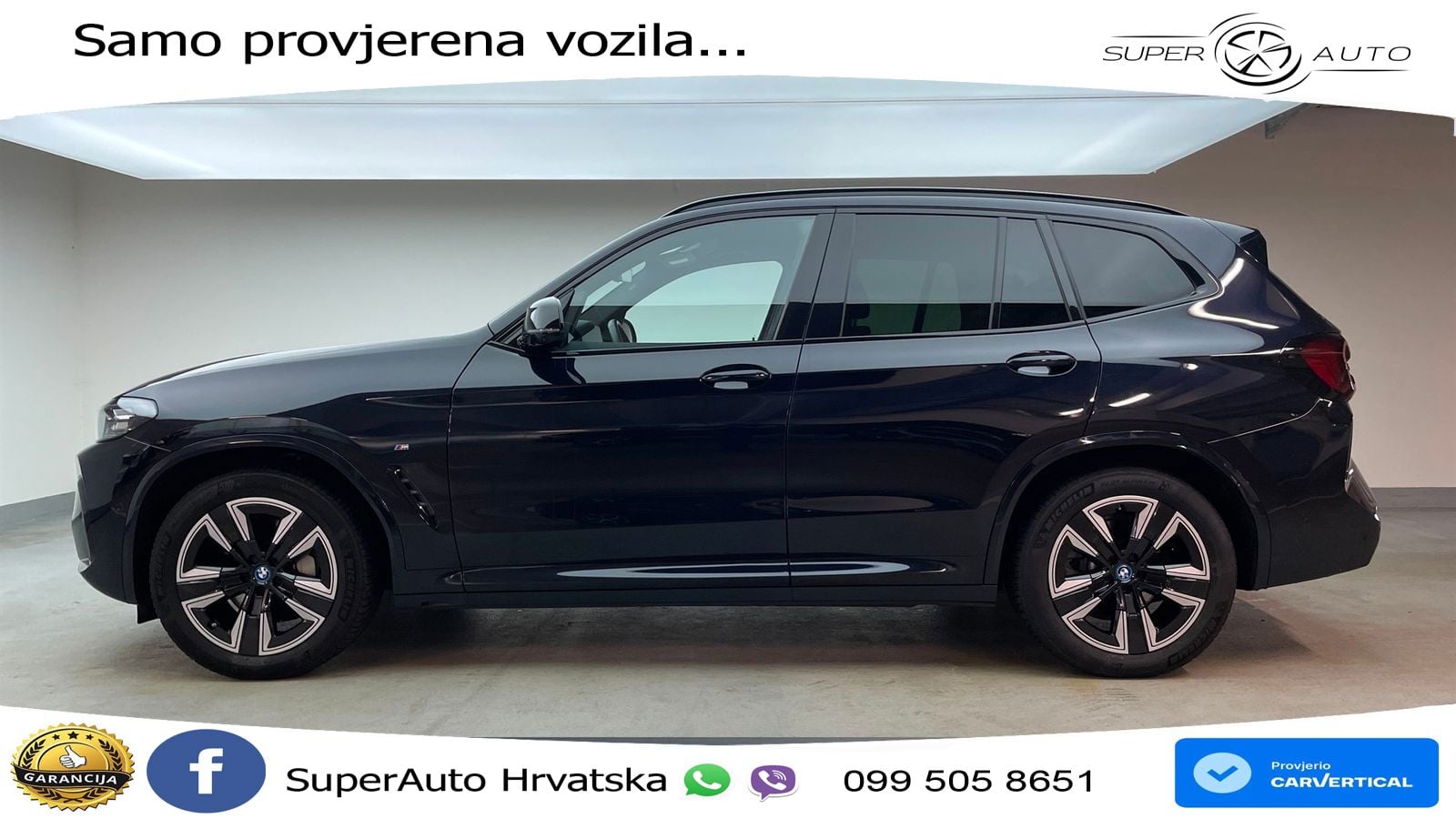 BMW iX3 80 kWh (286 KS) M Sport LED+GR SJED+ACC