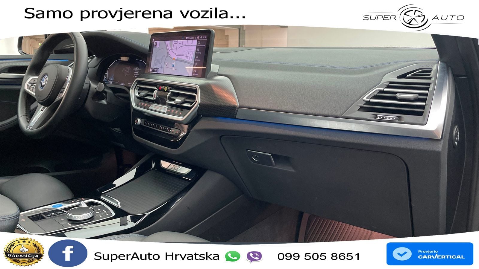 BMW iX3 80 kWh (286 KS) M Sport LED+GR SJED+ACC