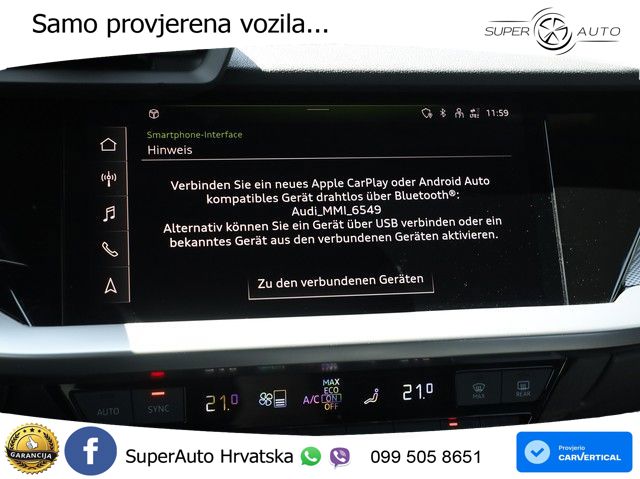 Audi A3 35 TFSI (150 KS) S tronic LED+GR SJED+ACC