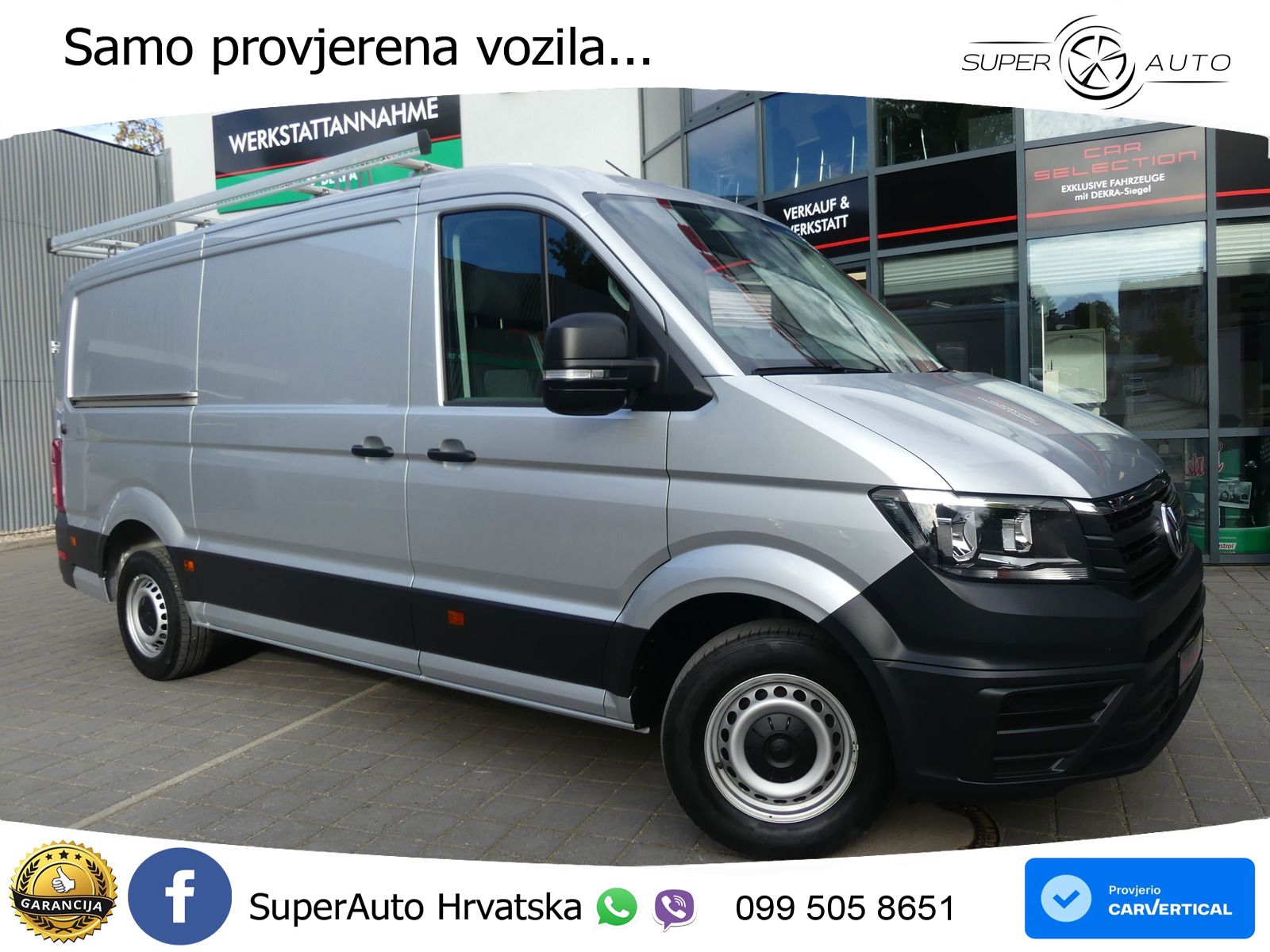 Volkswagen Crafter Kasten 35 Mittellang DACHTRÄGER/KAM/AHK/ 140 KS