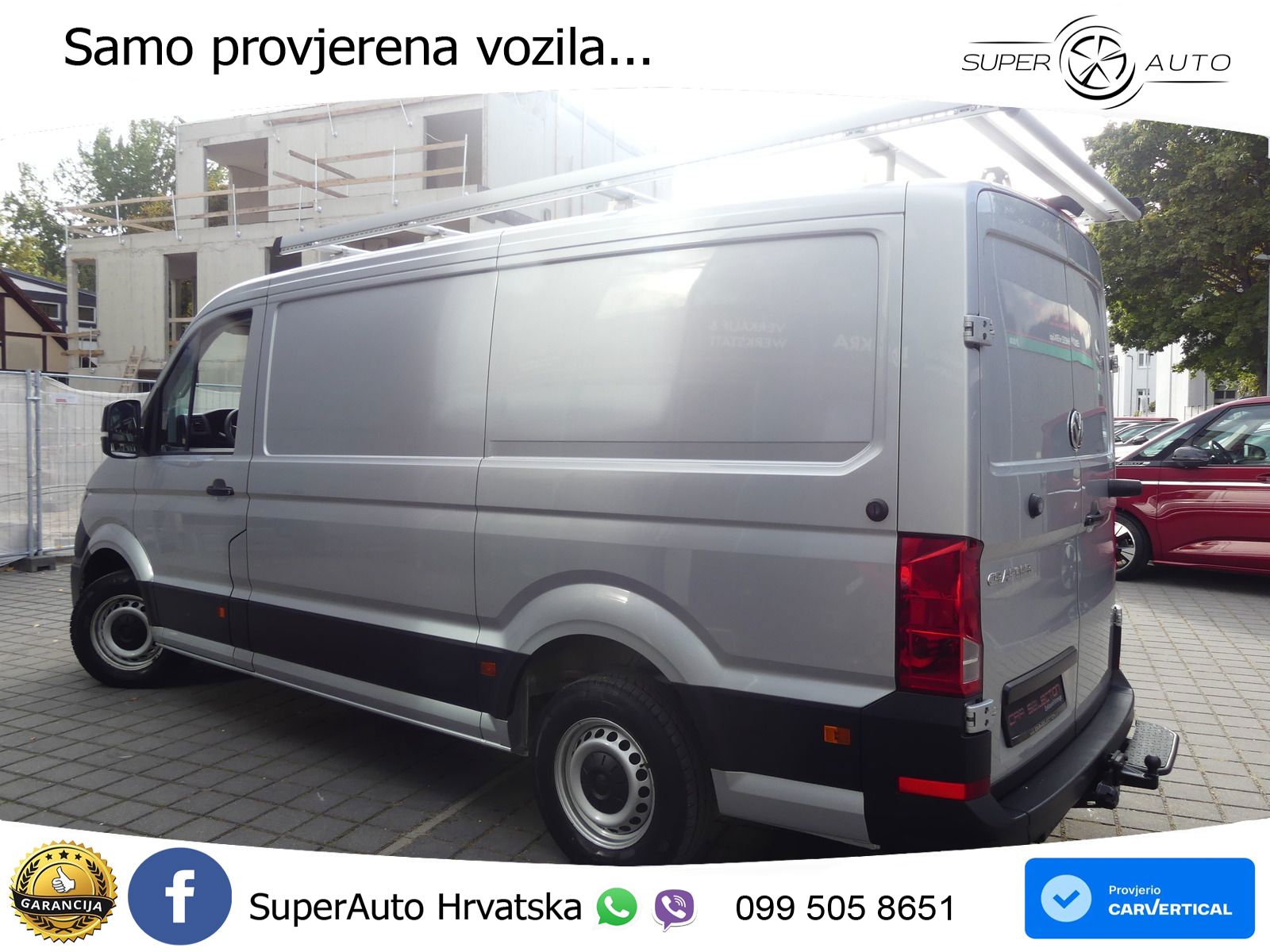 Volkswagen Crafter Kasten 35 Mittellang DACHTRÄGER/KAM/AHK/ 140 KS