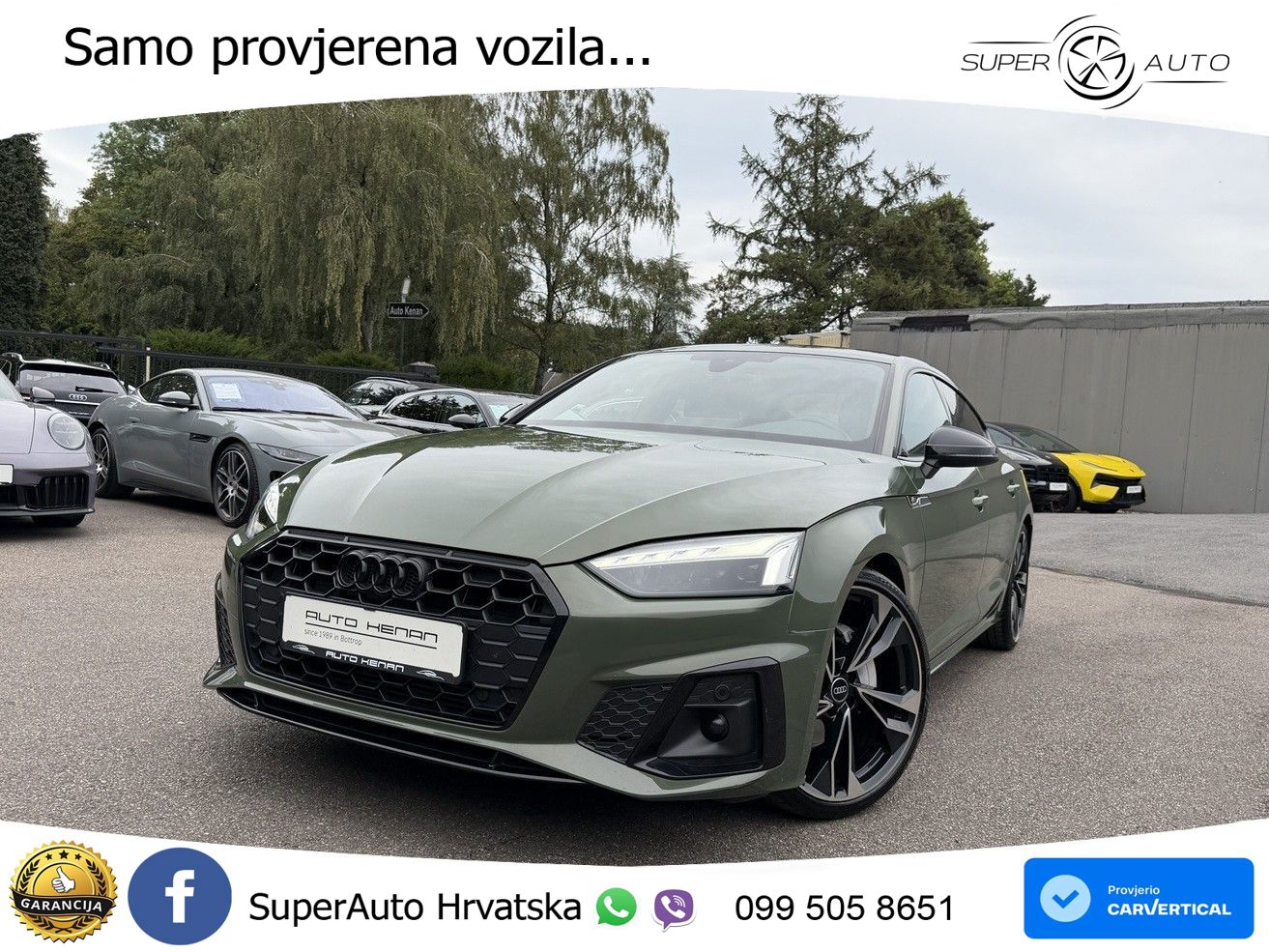 Audi A5 Sportback  40 TFSI (204 KS) S tronic S line MATRIX+GR SJED+KAM