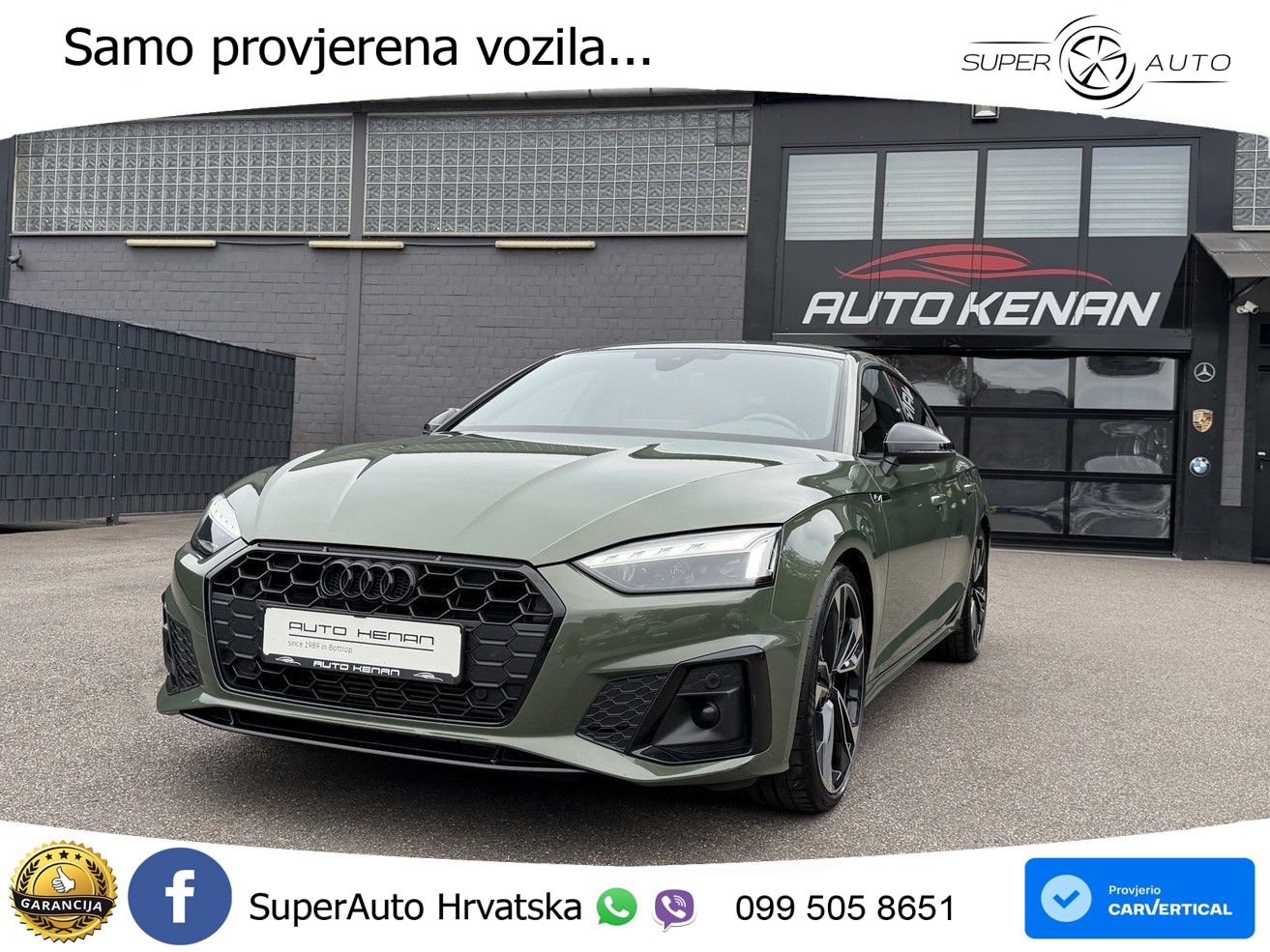 Audi A5 Sportback  40 TFSI (204 KS) S tronic S line MATRIX+GR SJED+KAM
