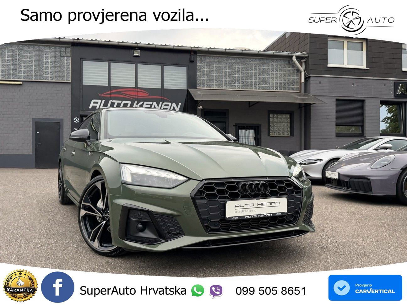 Audi A5 Sportback  40 TFSI (204 KS) S tronic S line MATRIX+GR SJED+KAM