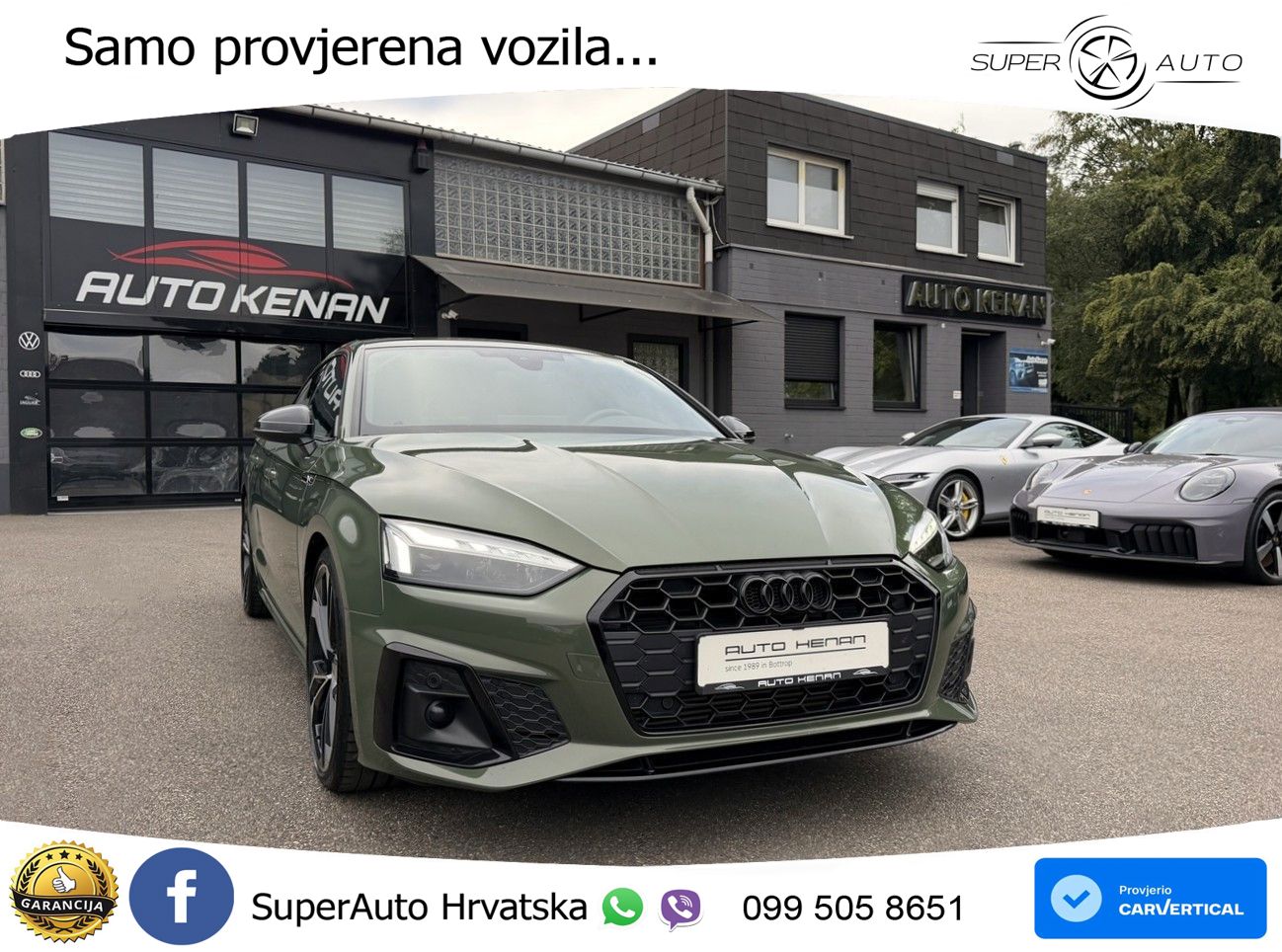 Audi A5 Sportback  40 TFSI (204 KS) S tronic S line MATRIX+GR SJED+KAM