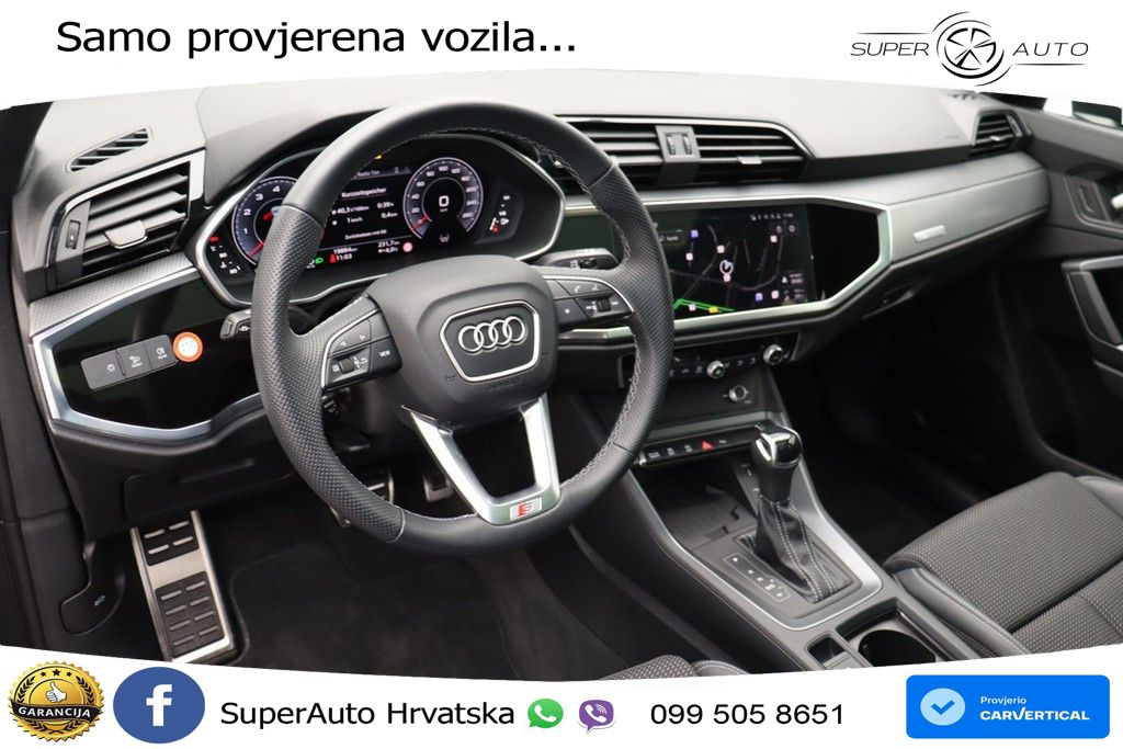 Audi Q3 35 TFSI (150 KS) S tronic S line LED+GR SJED+ACC