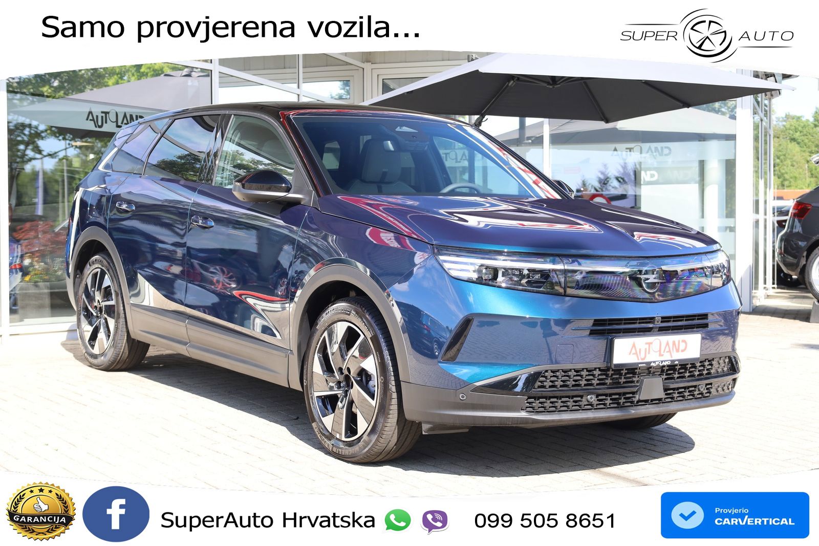 Opel Grandland 1.2 Turbo (145 KS) Hybrid eDCT Ultimate LED+GR SJED+ACC