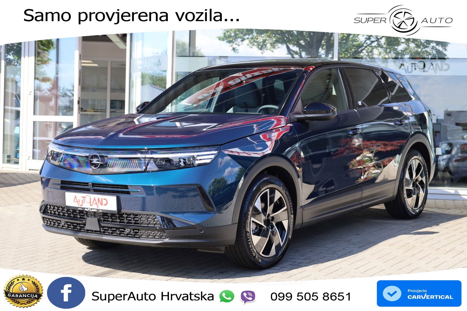 Opel Grandland 1.2 Turbo (145 KS) Hybrid eDCT Ultimate LED+GR SJED+ACC