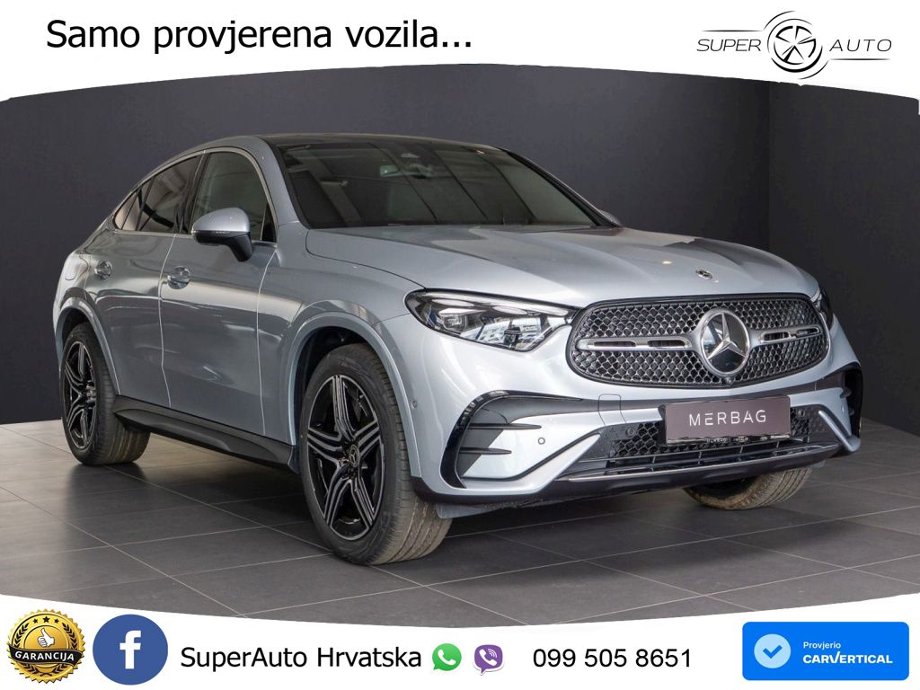 Mercedes GLC Coupe 220d (197 KS) 4MATIC 9G-TRONIC ACC+GR SJED+360+PANO
